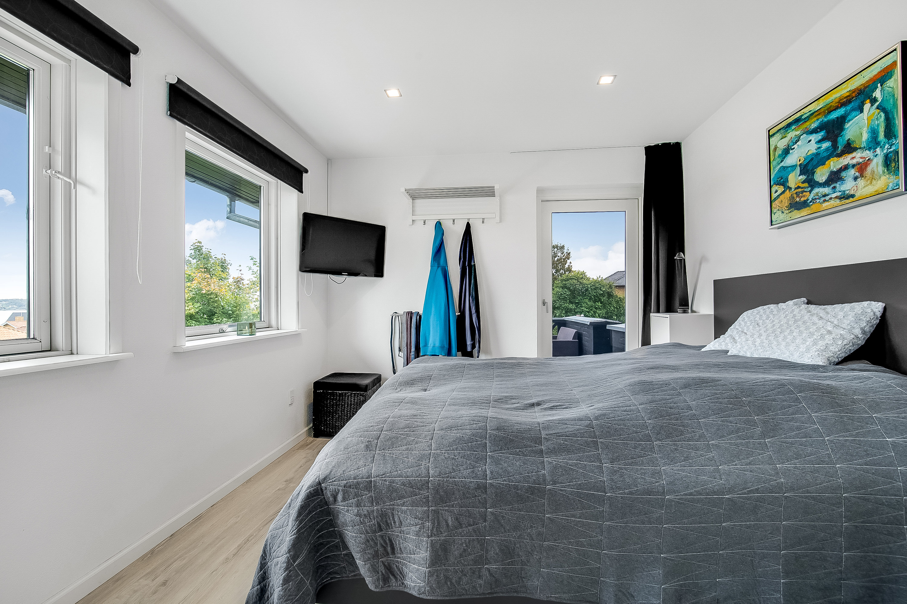 Fremhævet soveværelse billede i fuldskærmstilstand. Billede af Vangen 12C, Tved, 6000 Kolding