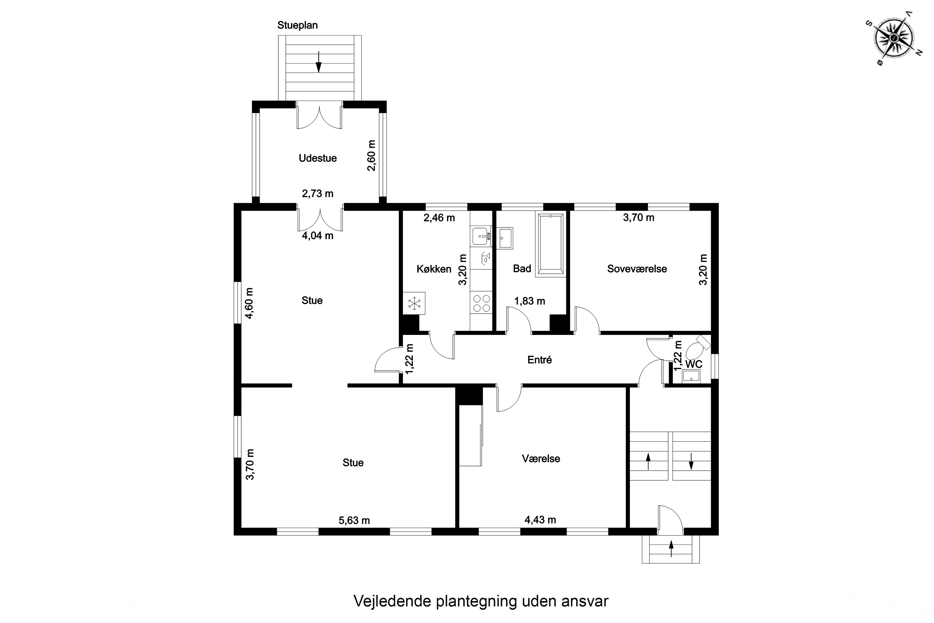 Plantegninger billede af Hjallesevej 125, 5230 Odense M
