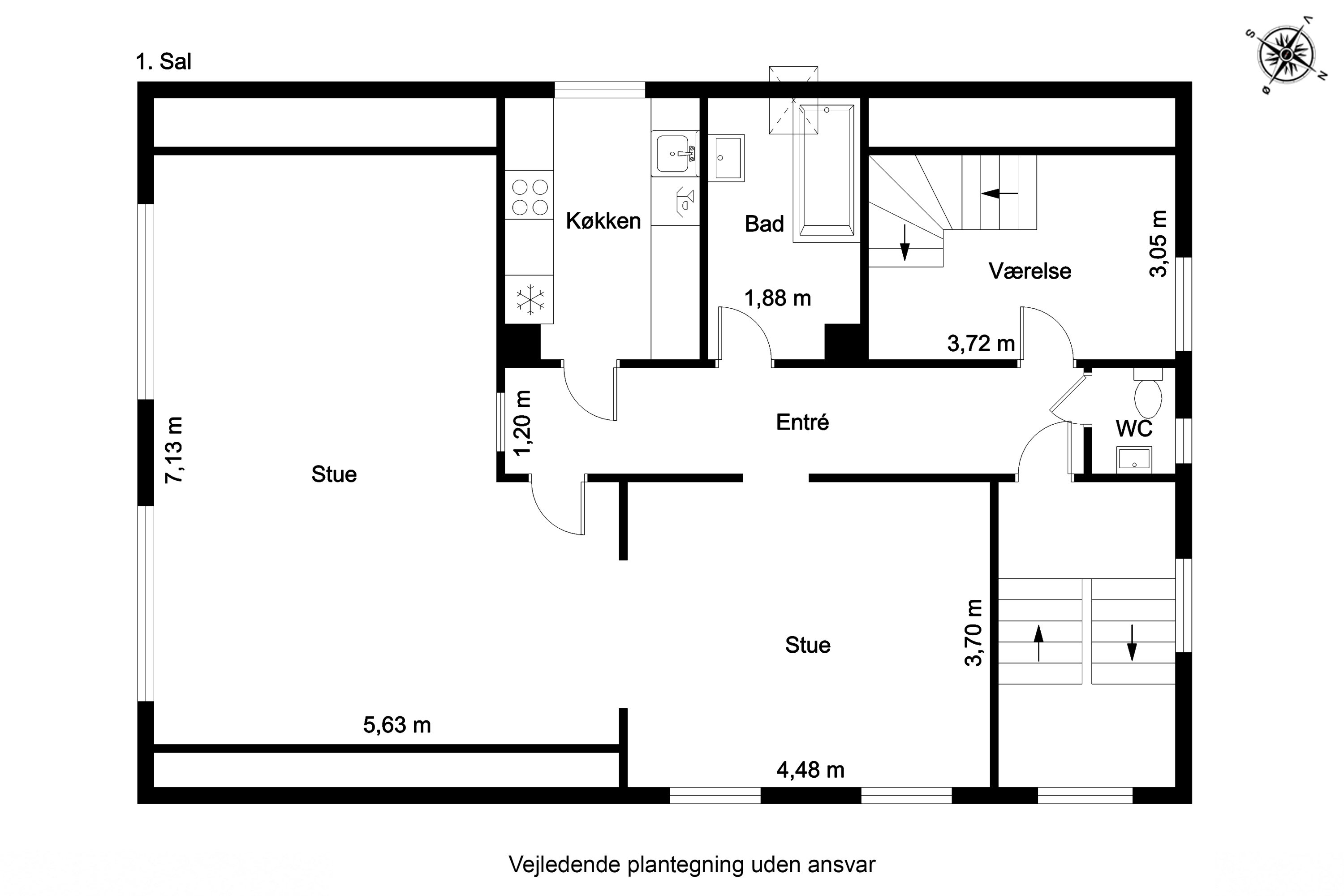 Plantegninger billede af Hjallesevej 125, 5230 Odense M