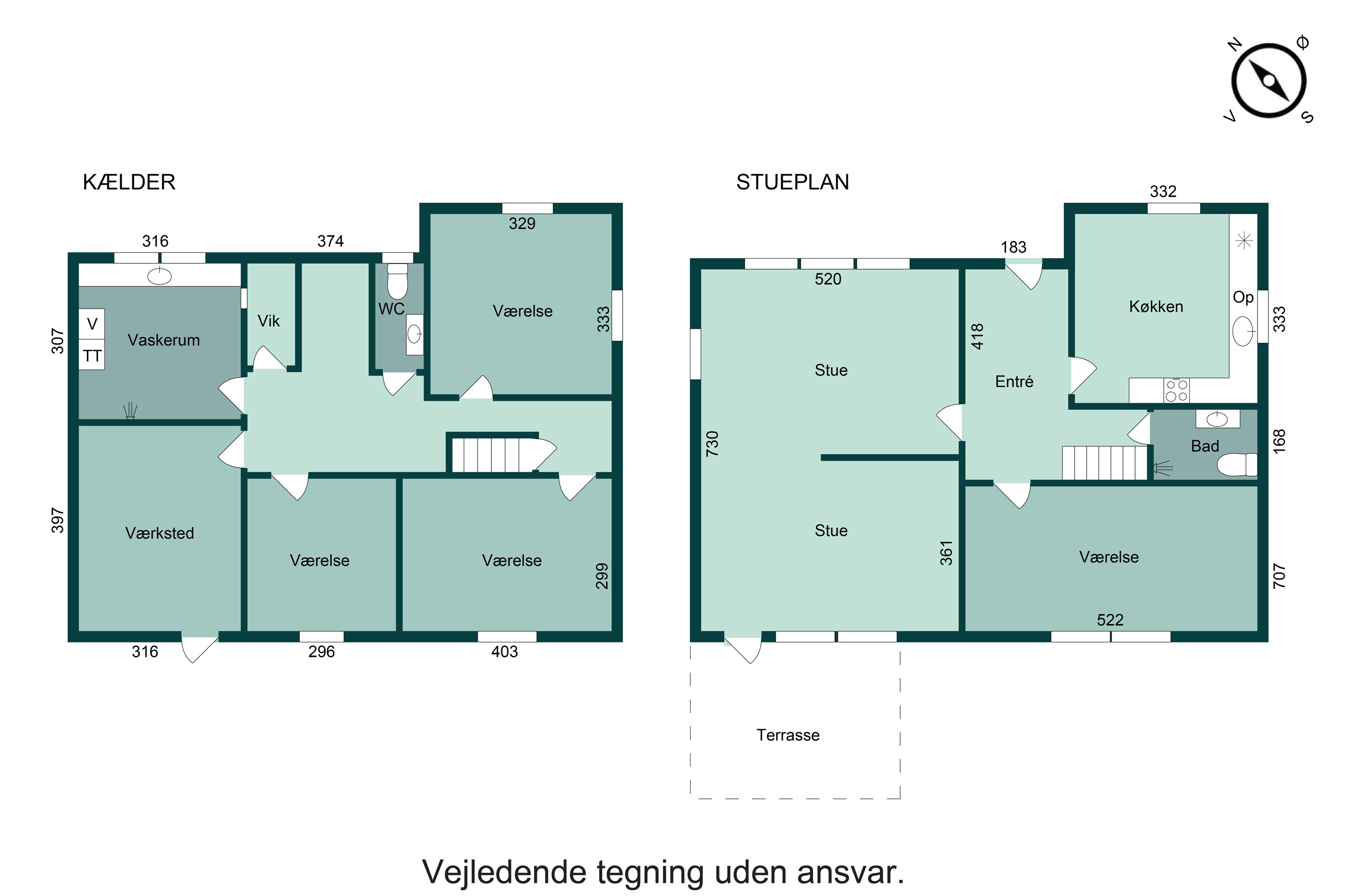 Plantegninger billede af Østergade 48, 8740 Brædstrup