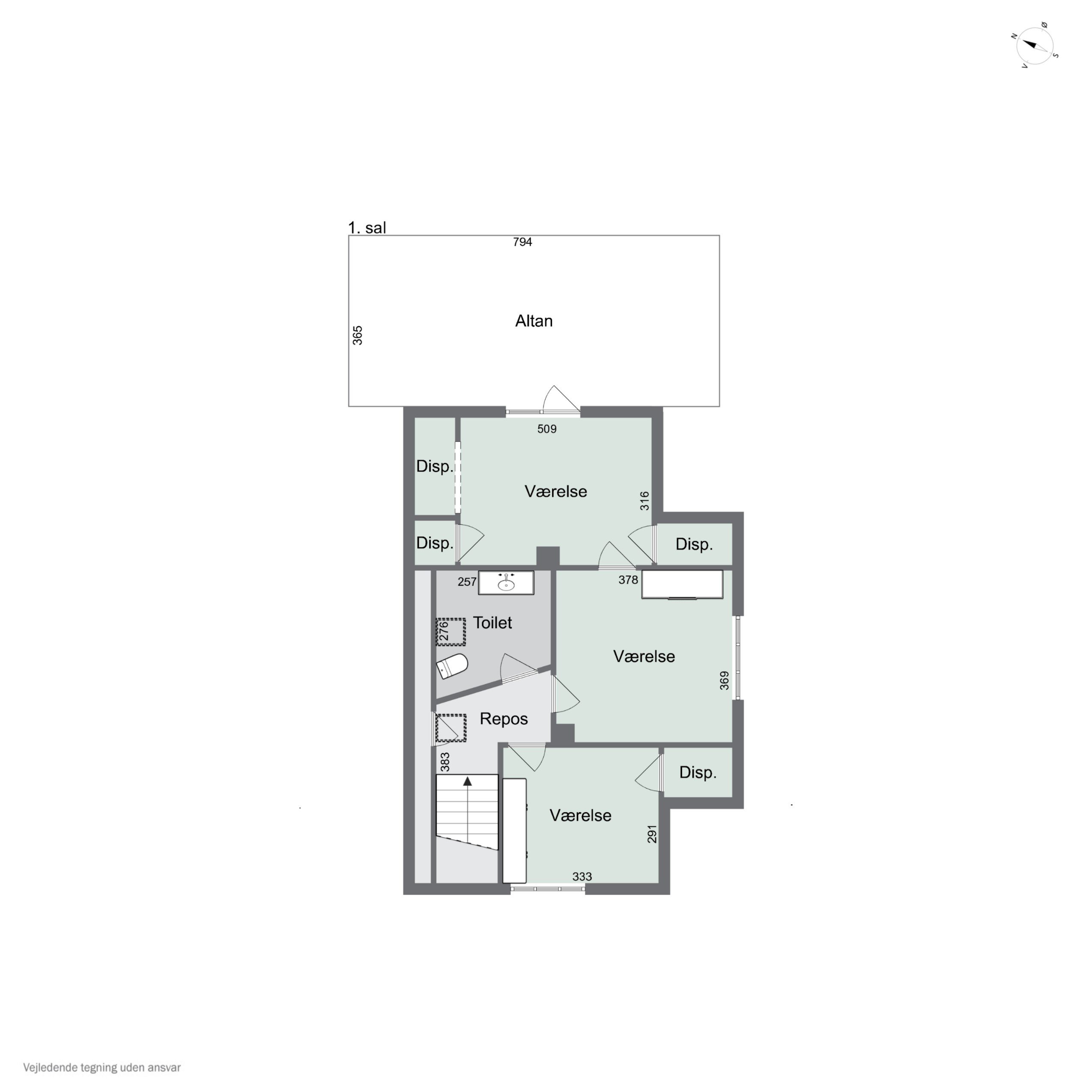 Plantegninger billede af Højbyvej 6, Højby, 5260 Odense S