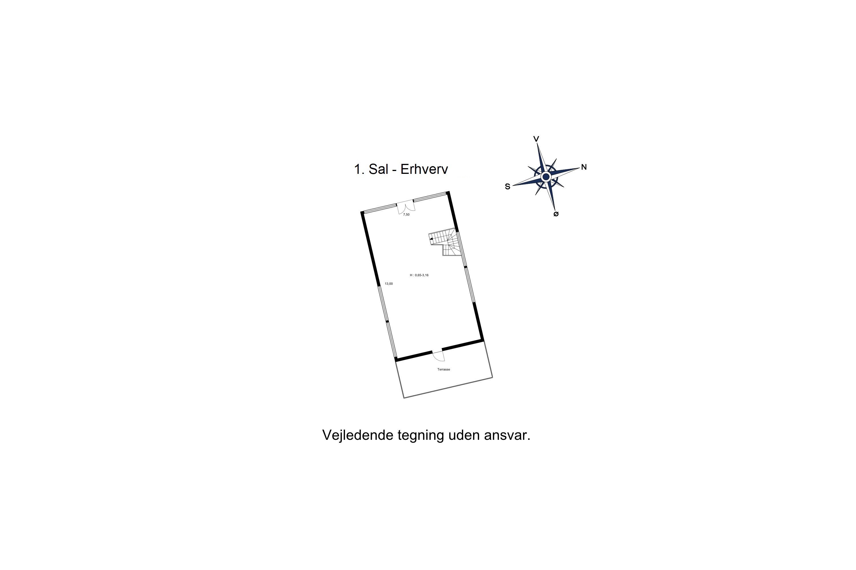 Plantegninger billede af Vornæs Skovvej 14, Tåsinge, 5700 Svendborg