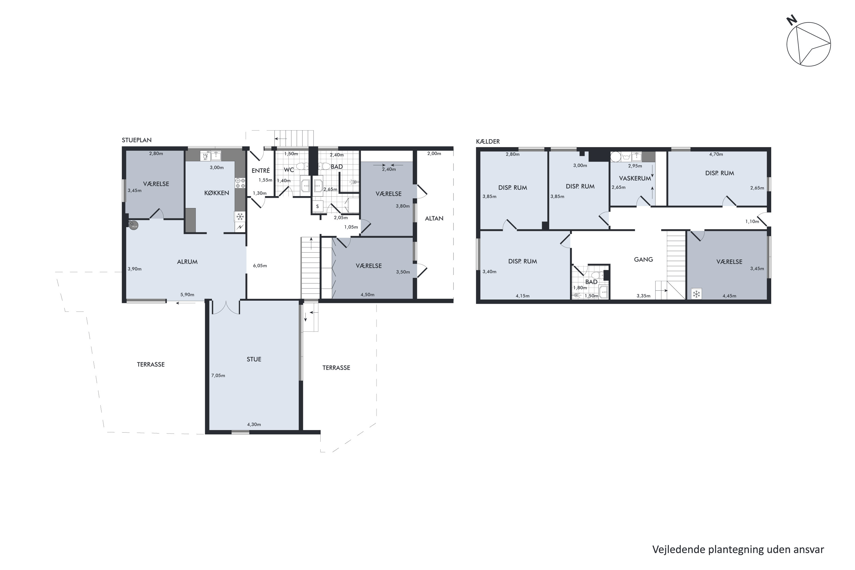 Plantegninger billede af Frødingsvej 1, Over Hornbæk, 8920 Randers NV