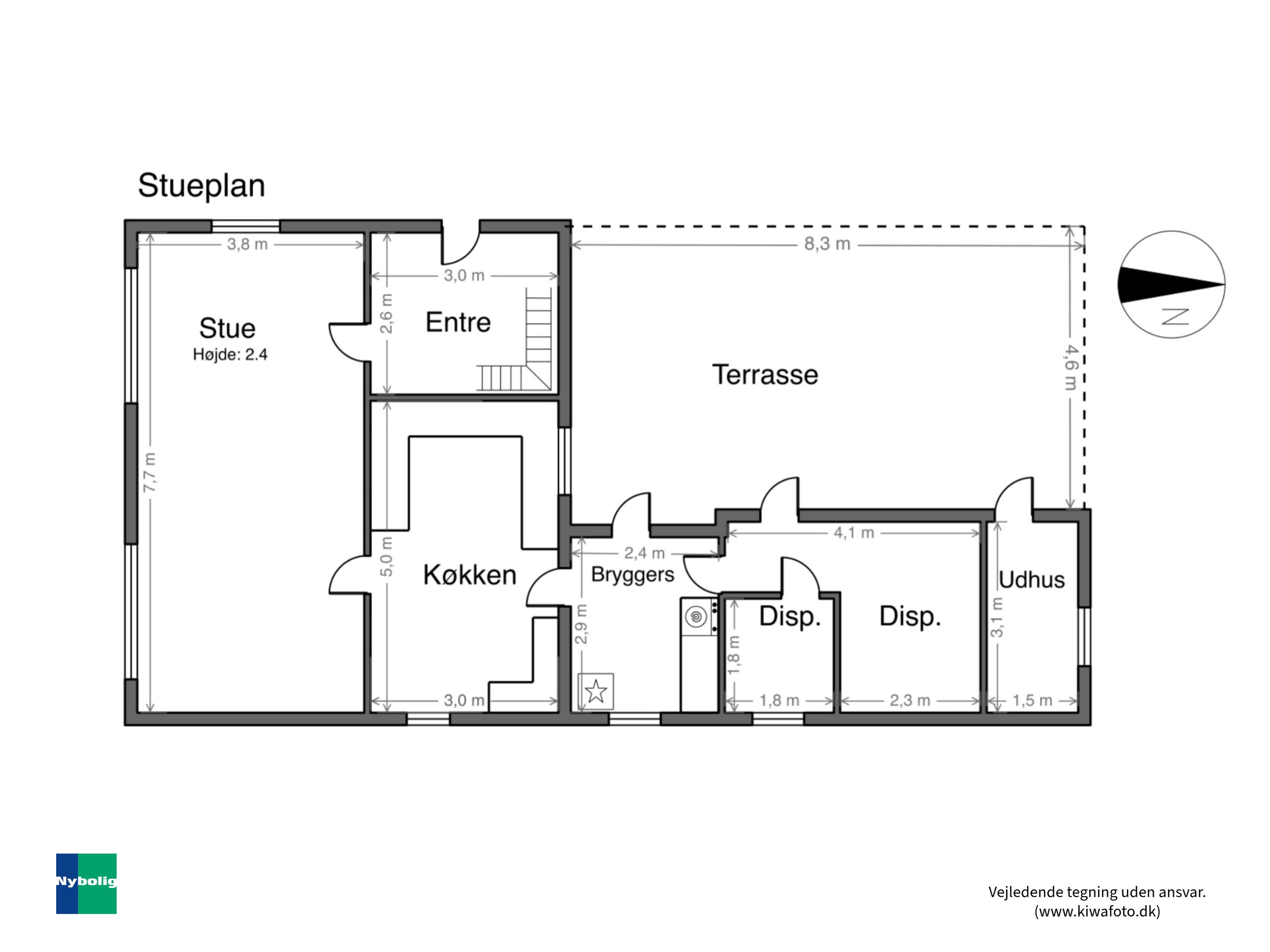 Plantegninger billede af Skørringevej 28, 4930 Maribo