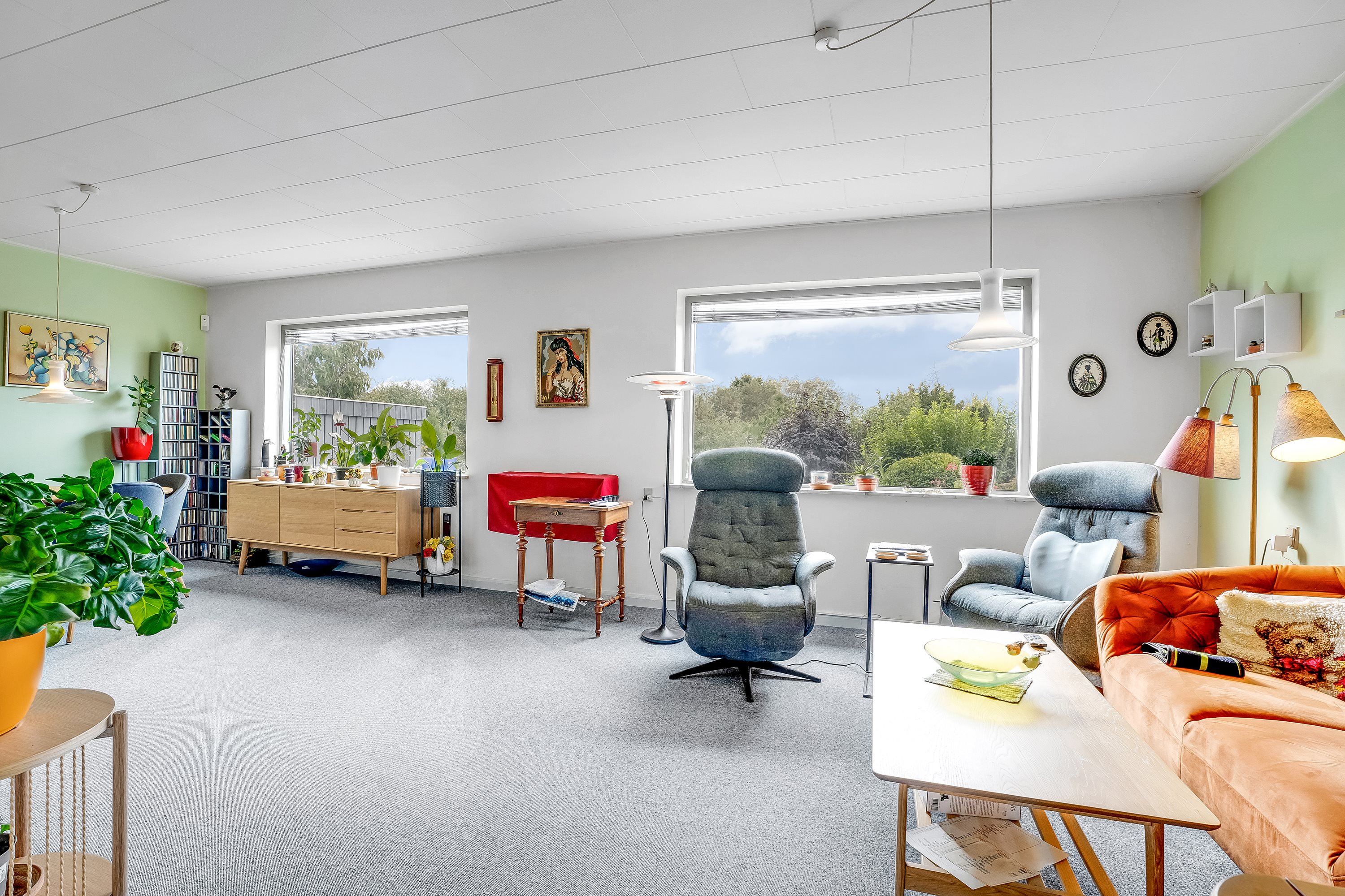 Fremhævet stue billede i fuldskærmstilstand. Billede af Skørringevej 28, 4930 Maribo