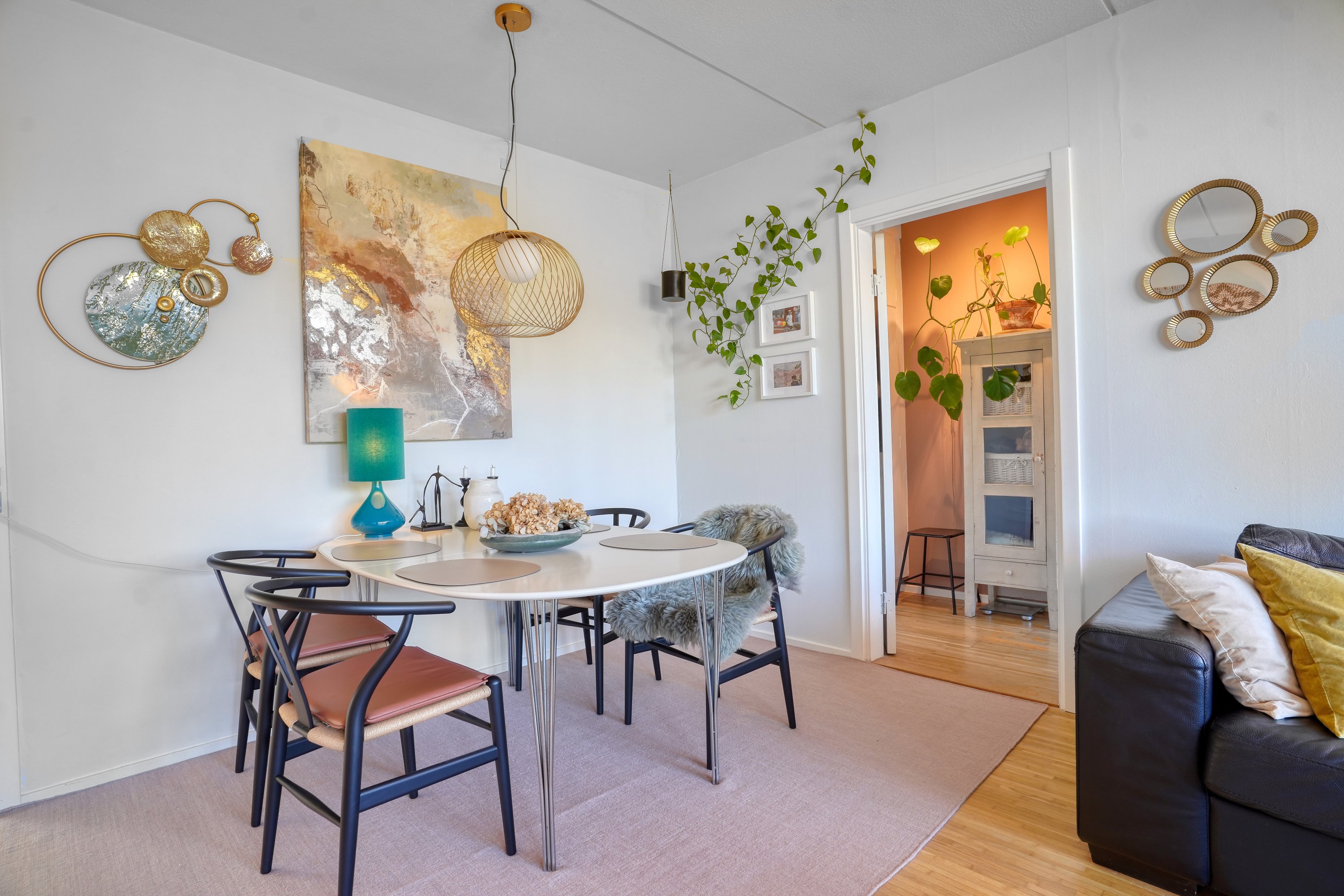 Fremhævet spisestue billede i fuldskærmstilstand. Billede af Teglgårdsvej 407, 2. th., 3050 Humlebæk