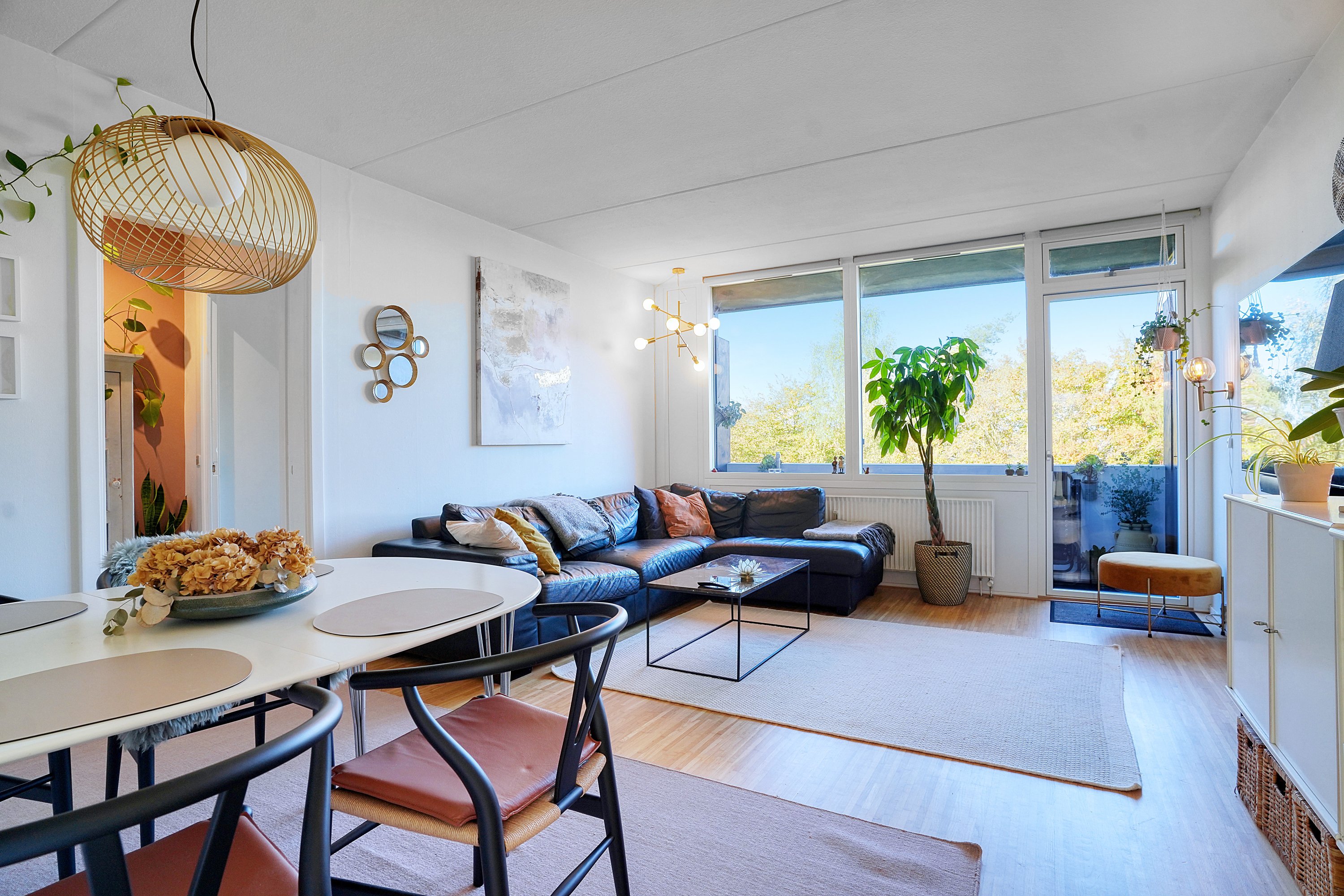 Miniaturebillede 2: stue. Billede af Teglgårdsvej 407, 2. th., 3050 Humlebæk