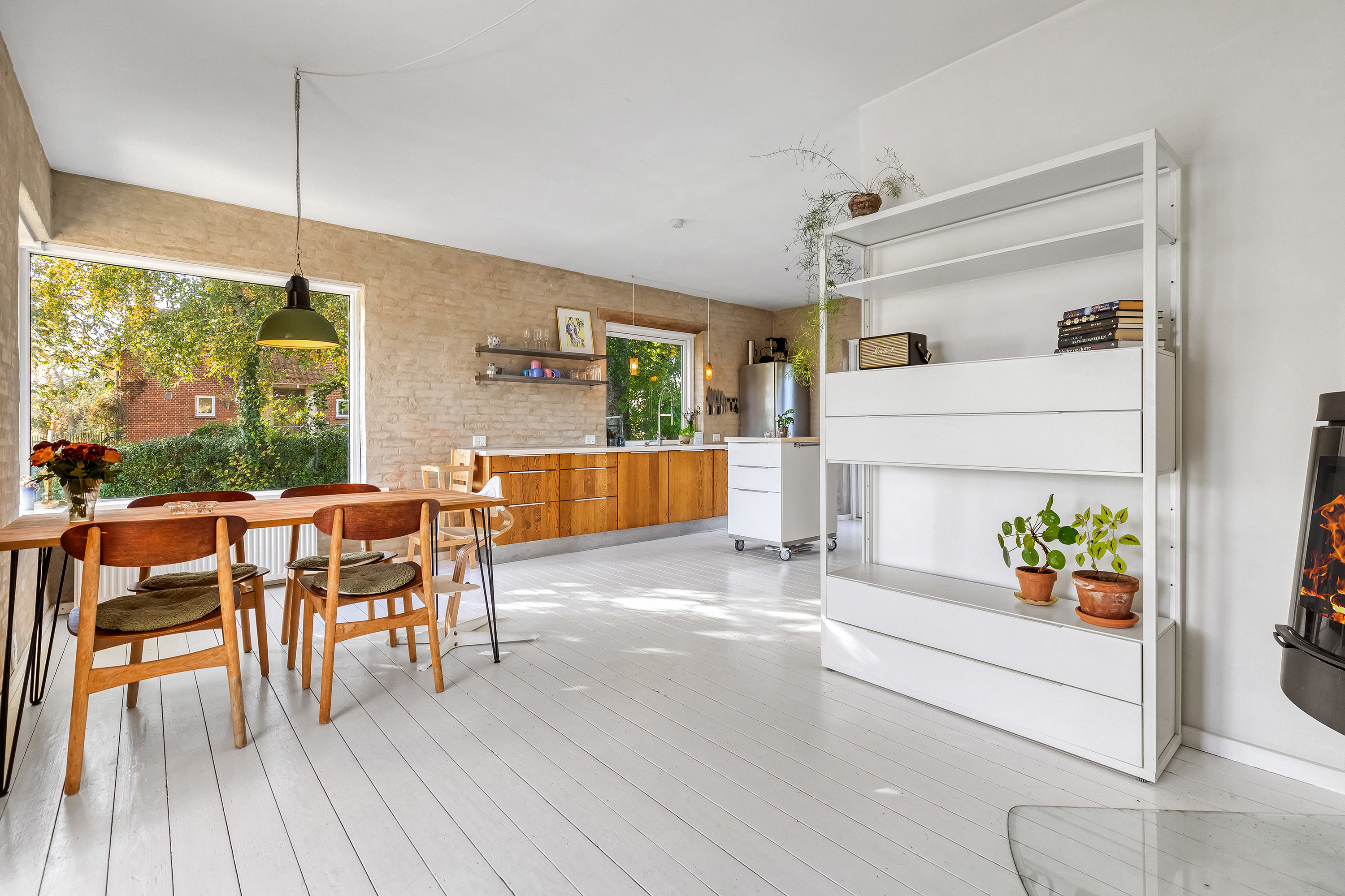 Fremhævet køkken alrum billede i fuldskærmstilstand. Billede af Degnebakken 24, 4050 Skibby