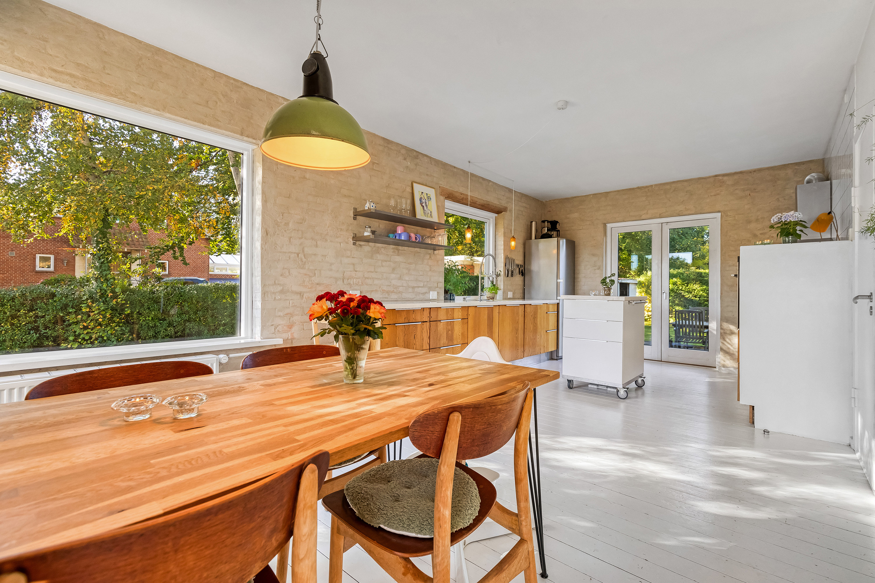 Fremhævet køkken alrum billede i fuldskærmstilstand. Billede af Degnebakken 24, 4050 Skibby