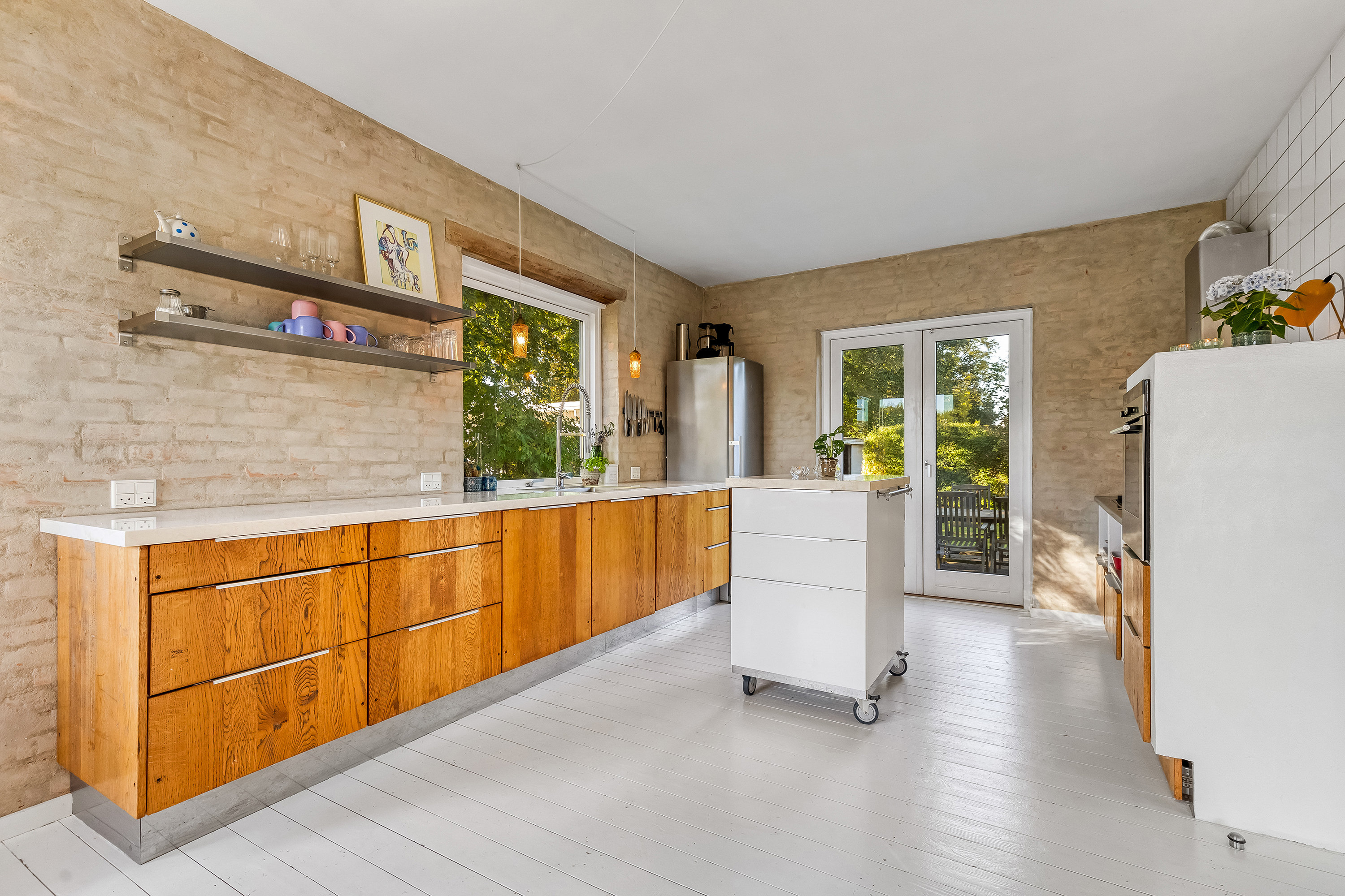 Fremhævet køkken alrum billede i fuldskærmstilstand. Billede af Degnebakken 24, 4050 Skibby