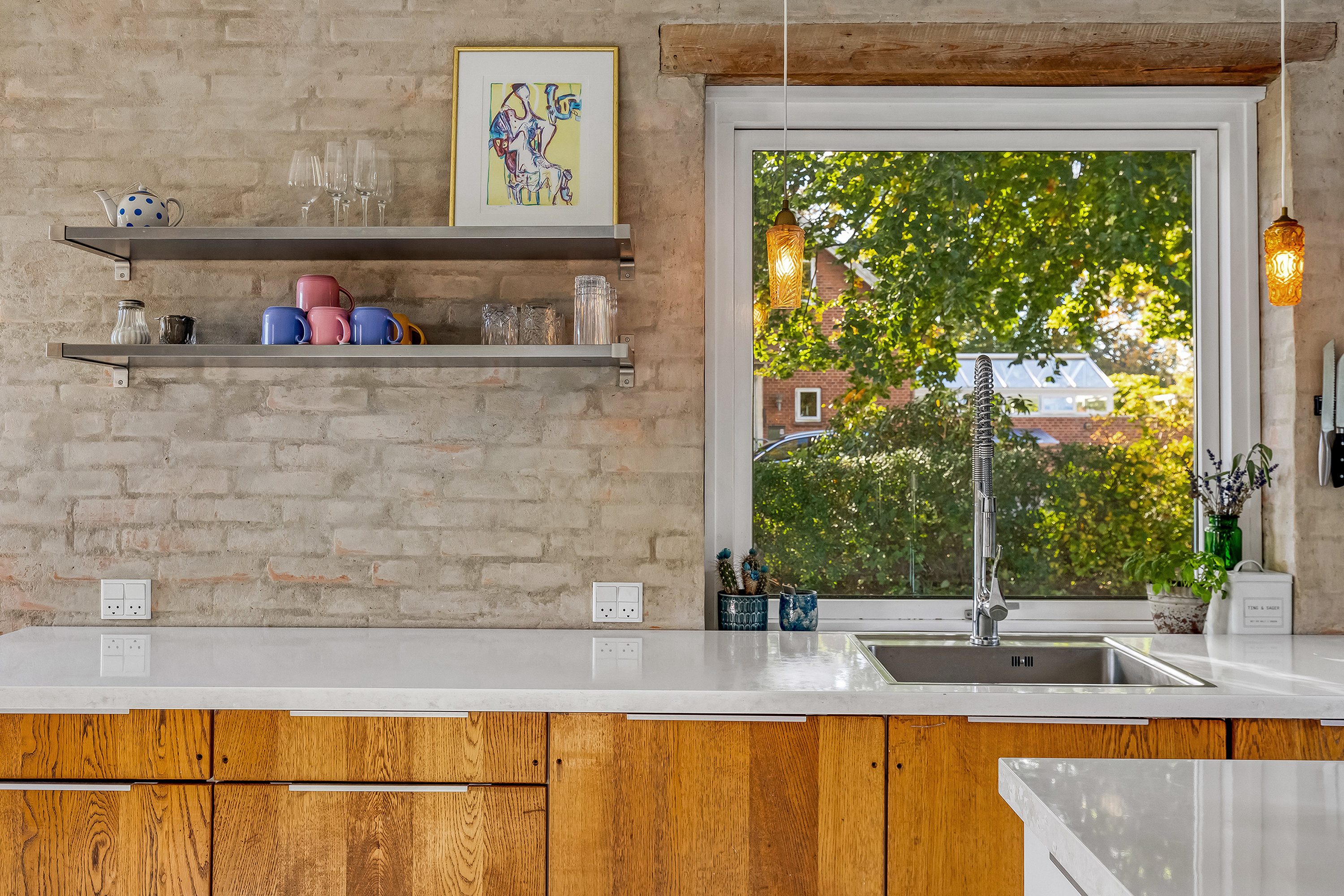 Fremhævet køkken alrum billede i fuldskærmstilstand. Billede af Degnebakken 24, 4050 Skibby