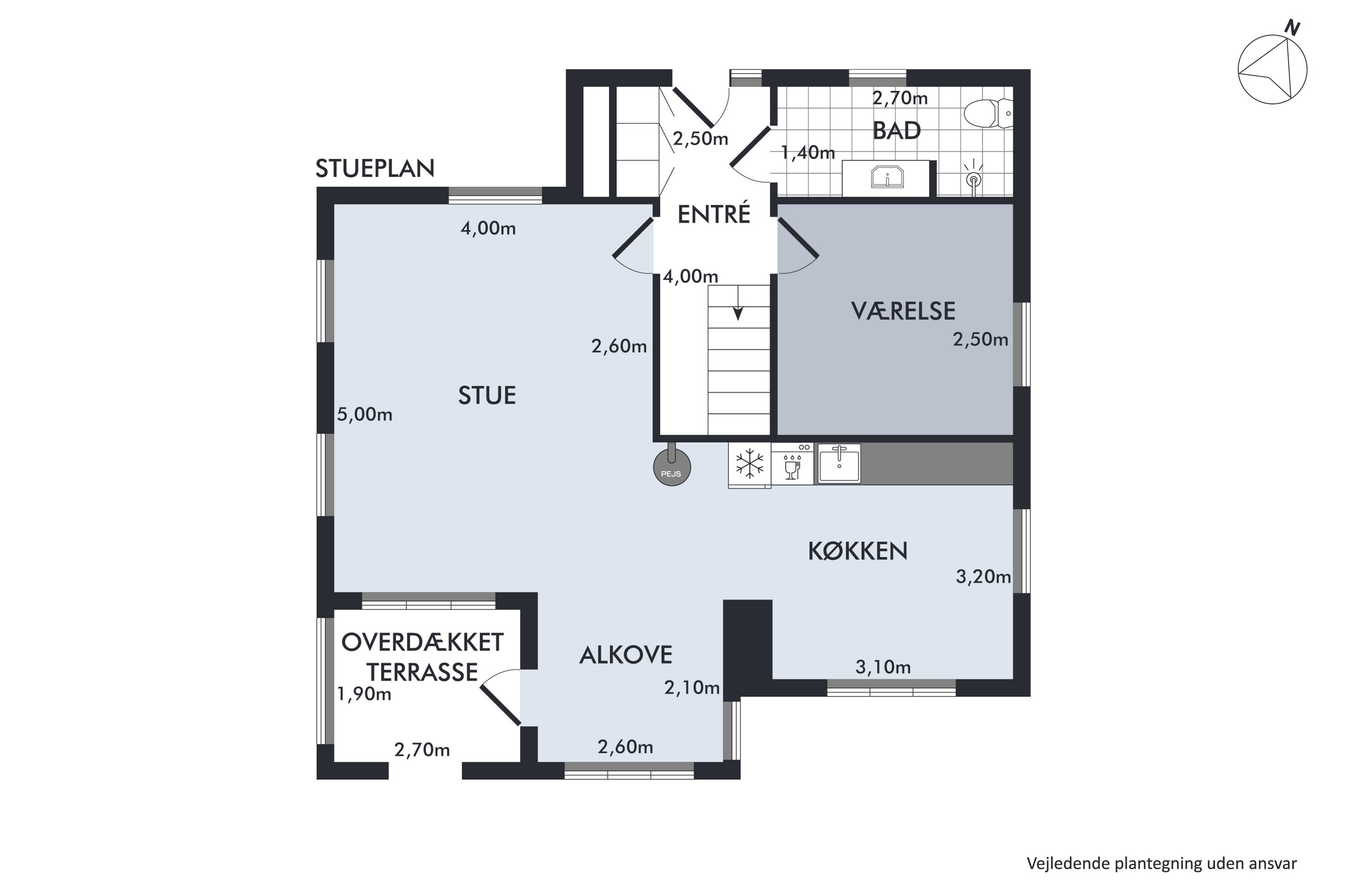 Plantegninger billede af Kikkerbakken 8, 9990 Skagen