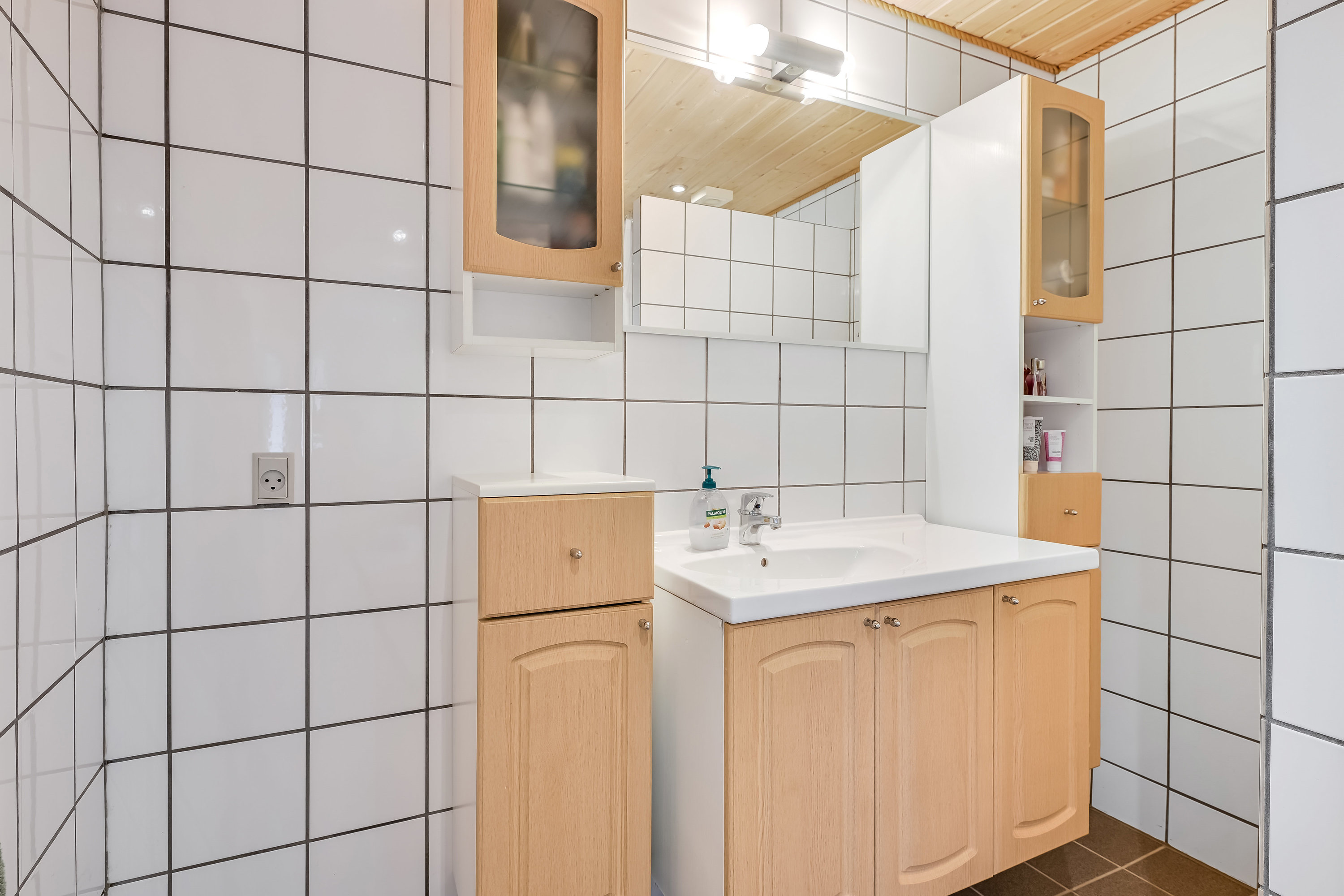 Fremhævet badeværelse billede i fuldskærmstilstand. Billede af Tårngade 4, 6623 Vorbasse