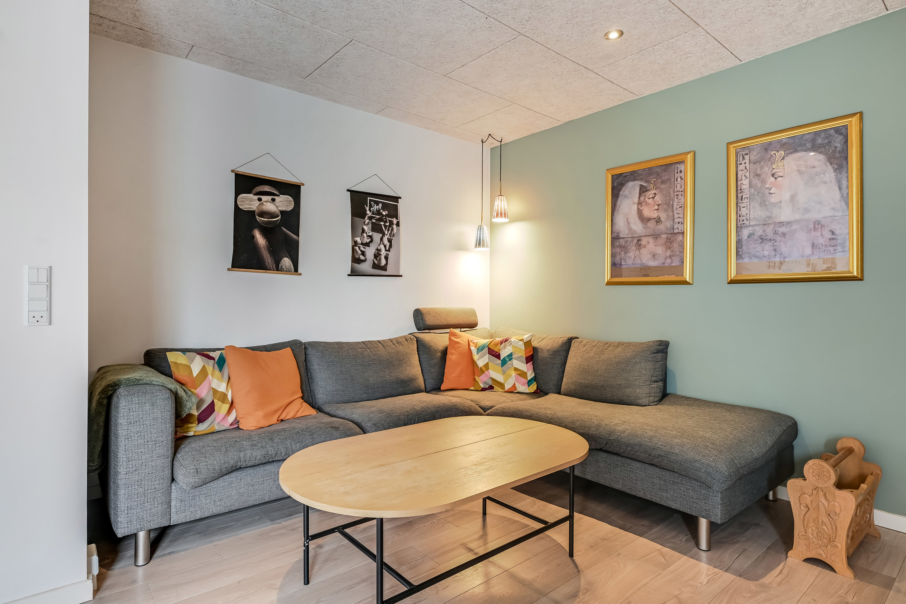 Fremhævet stue billede i fuldskærmstilstand. Billede af Tårngade 4, 6623 Vorbasse