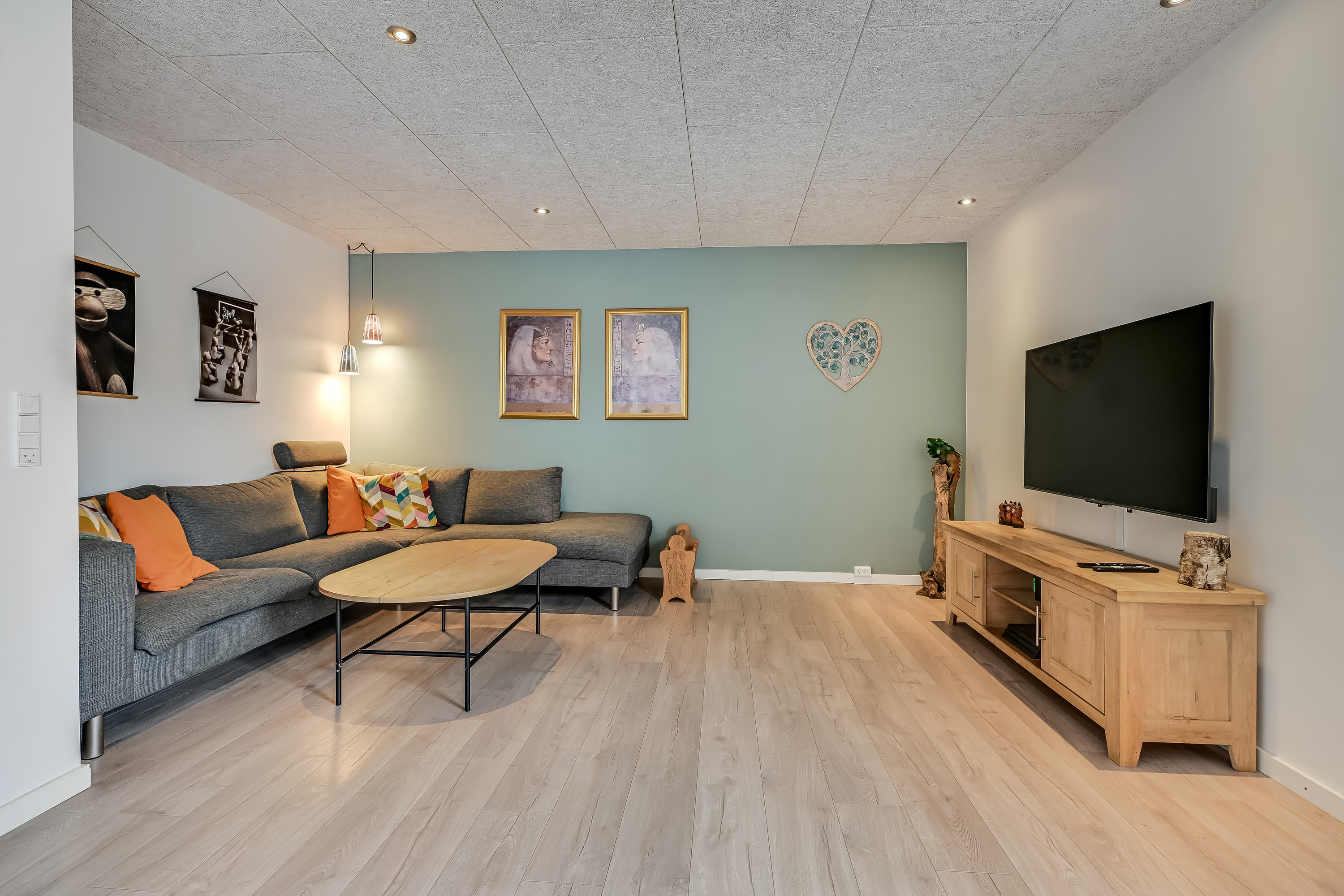 Fremhævet stue billede i fuldskærmstilstand. Billede af Tårngade 4, 6623 Vorbasse