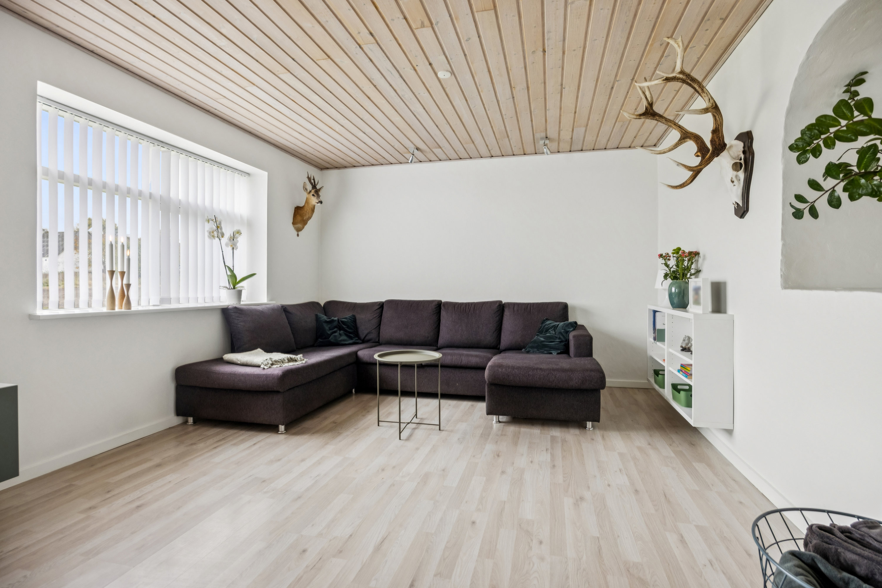 Fremhævet stue billede i fuldskærmstilstand. Billede af Egernvej 13, 9510 Arden