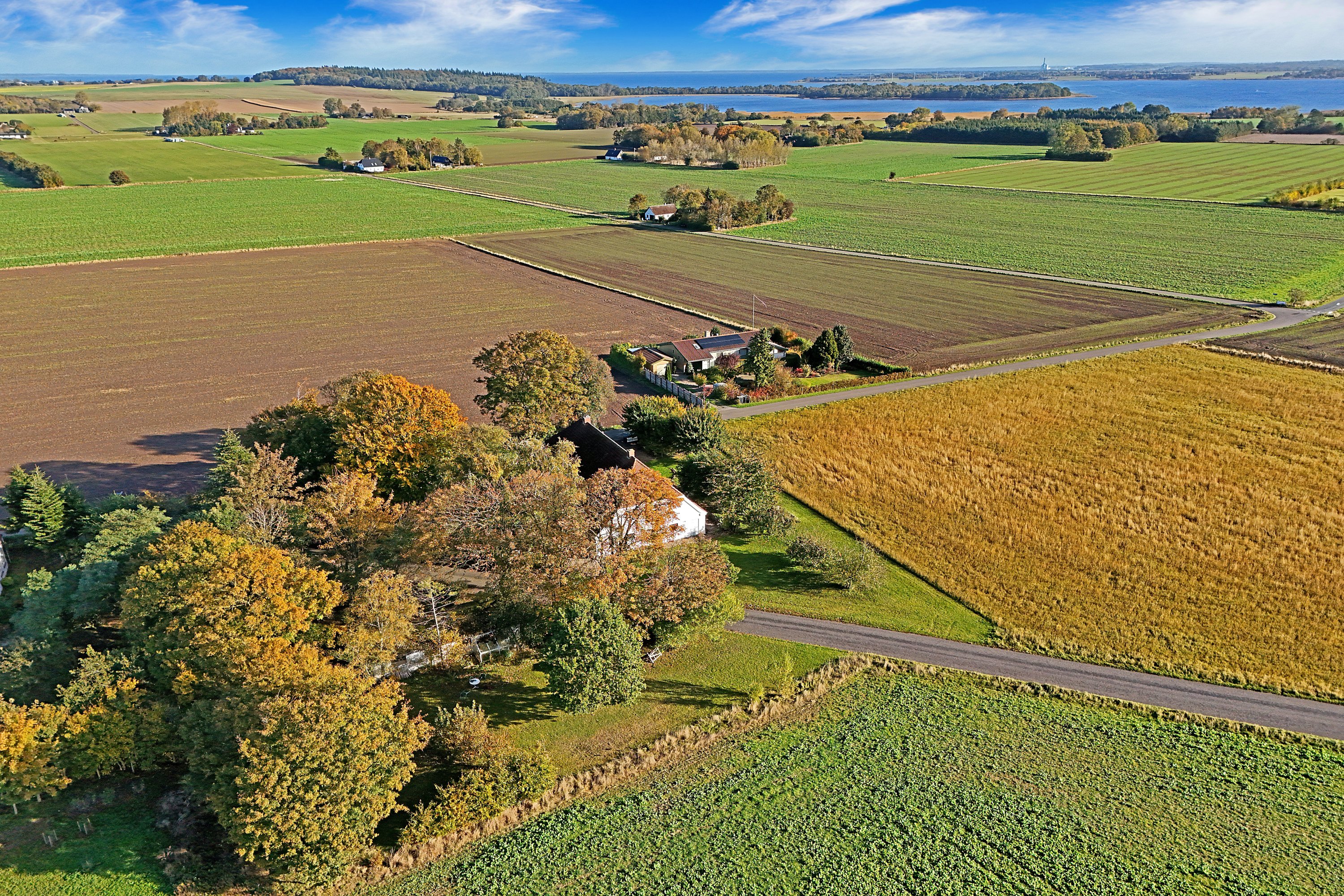 Fremhævet luftfoto billede i fuldskærmstilstand. Billede af Staslundevej 20, Udby, 4300 Holbæk