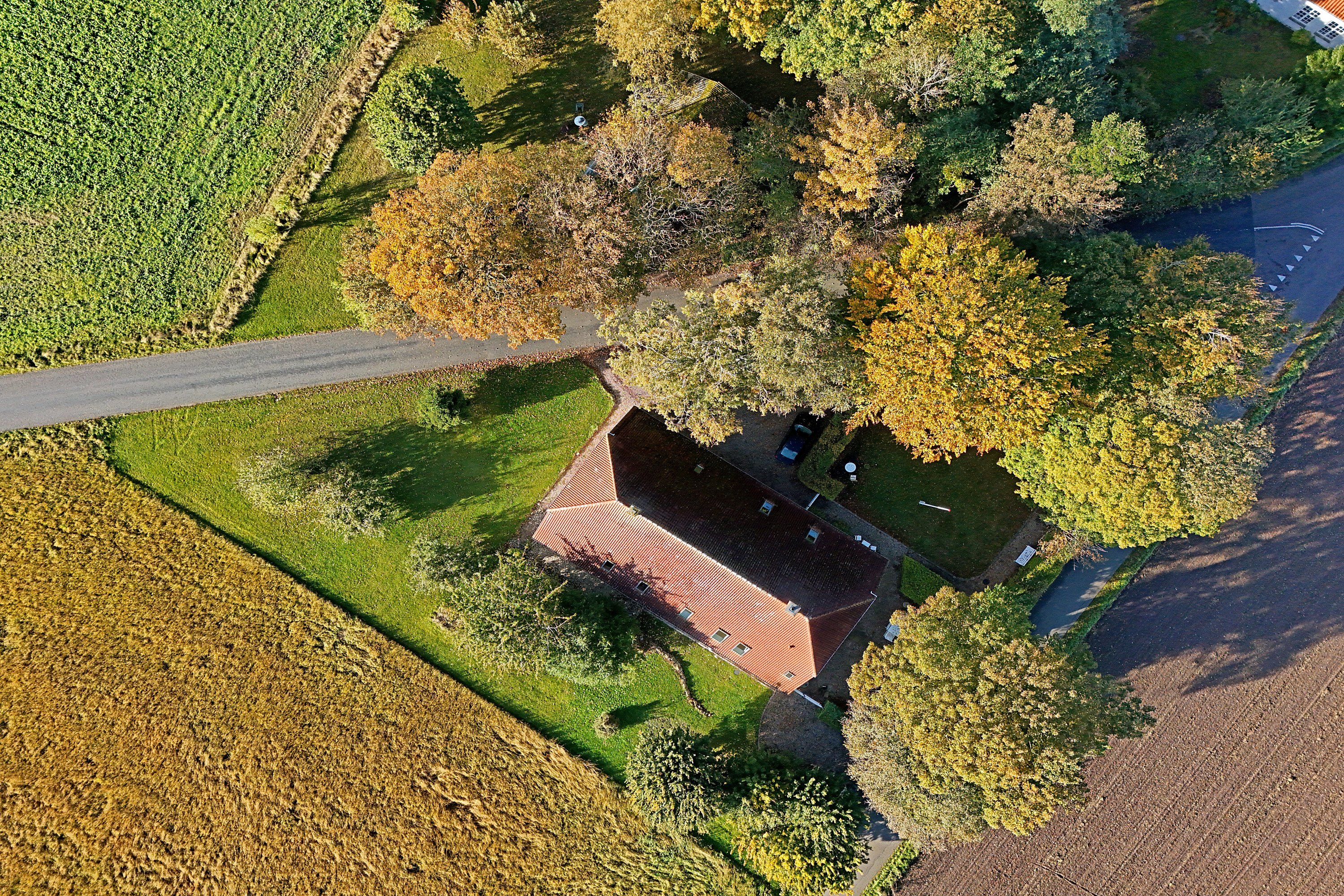 Fremhævet luftfoto billede i fuldskærmstilstand. Billede af Staslundevej 20, Udby, 4300 Holbæk