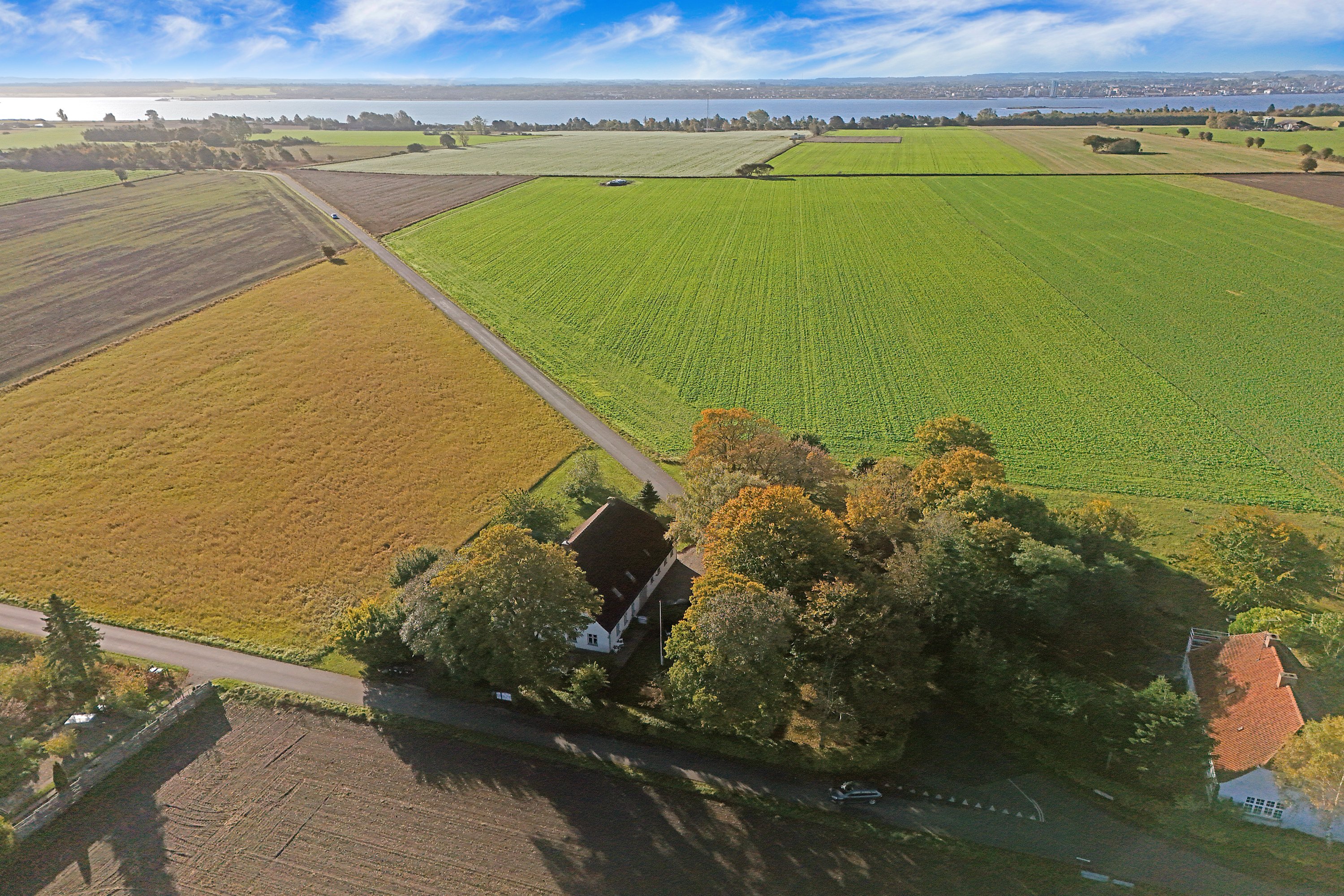 Fremhævet luftfoto billede i fuldskærmstilstand. Billede af Staslundevej 20, Udby, 4300 Holbæk