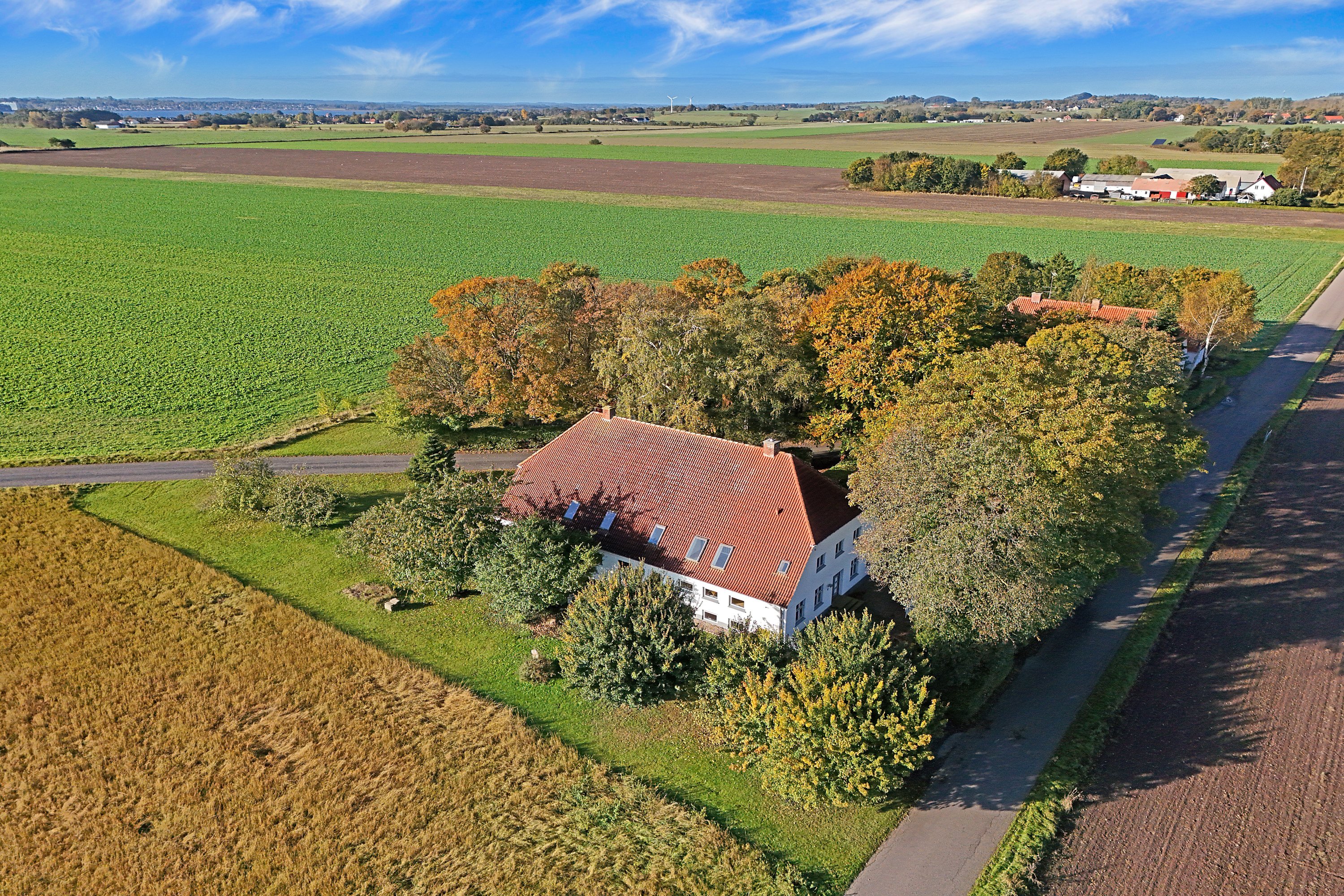 Fremhævet luftfoto billede i fuldskærmstilstand. Billede af Staslundevej 20, Udby, 4300 Holbæk