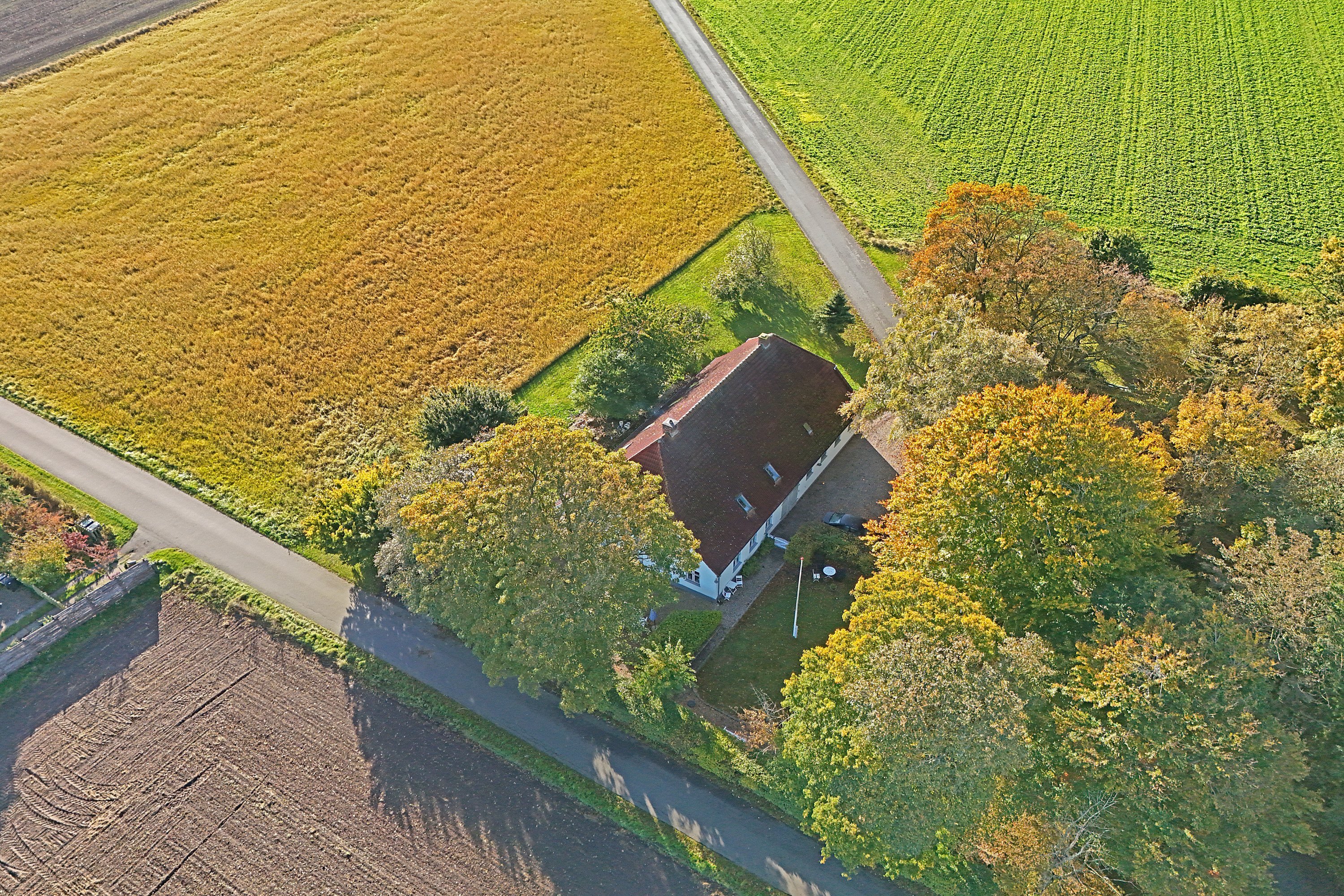 Fremhævet luftfoto billede i fuldskærmstilstand. Billede af Staslundevej 20, Udby, 4300 Holbæk