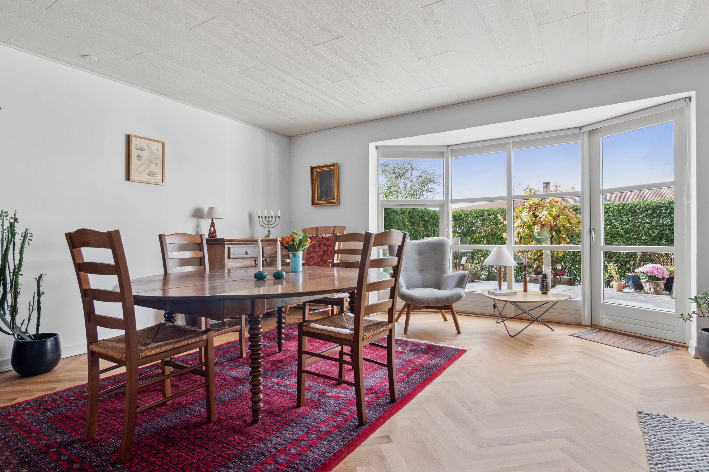 Fremhævet stue billede i fuldskærmstilstand. Billede af Valmuebakken 21, 2625 Vallensbæk