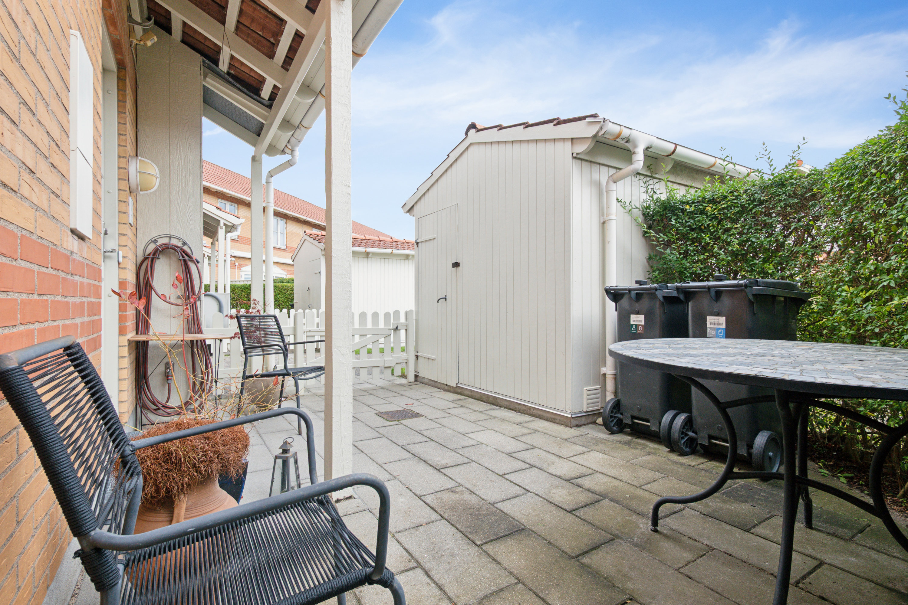 Fremhævet terrasse billede i fuldskærmstilstand. Billede af Valmuebakken 21, 2625 Vallensbæk