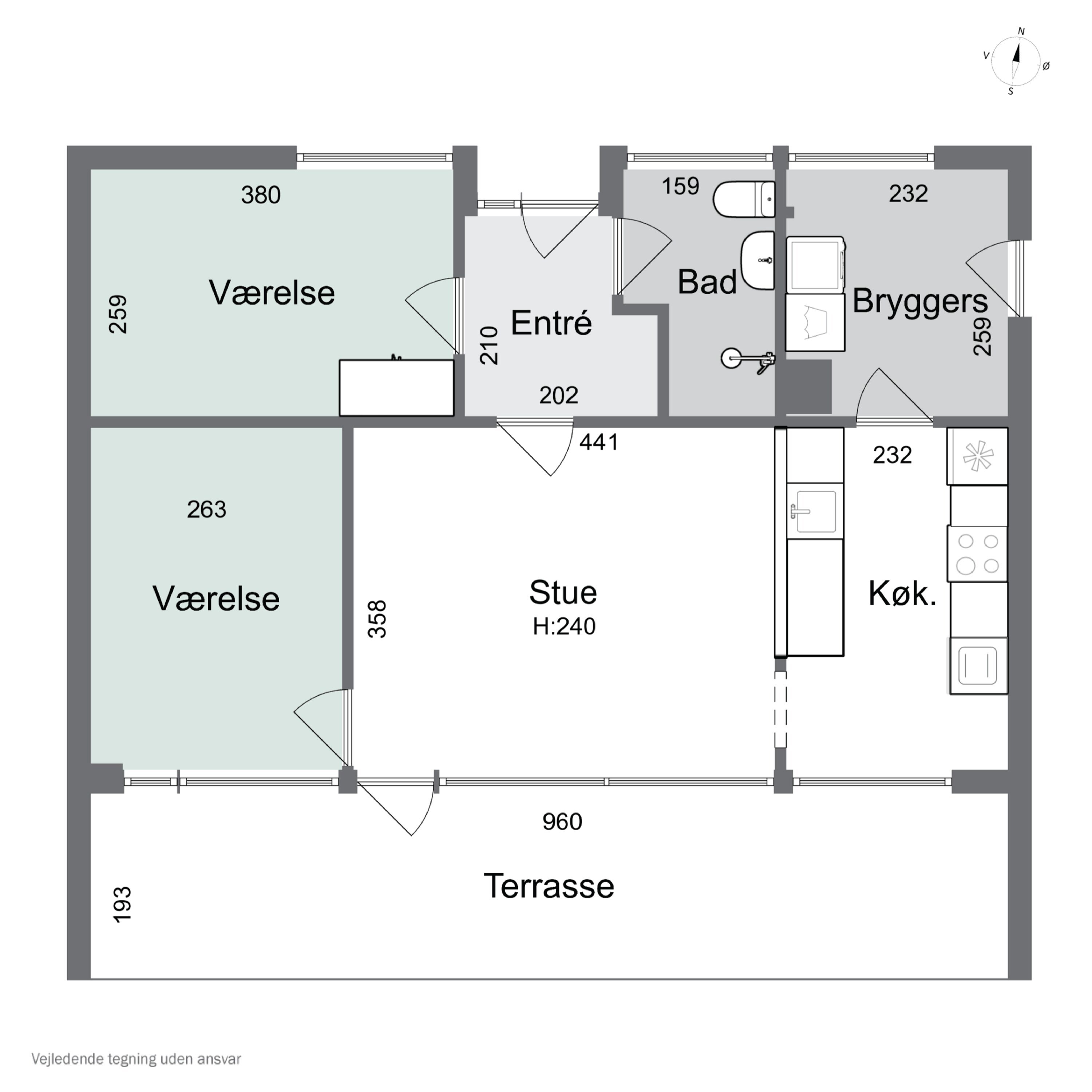 Plantegninger billede af Brostykkevej 198C, 2650 Hvidovre