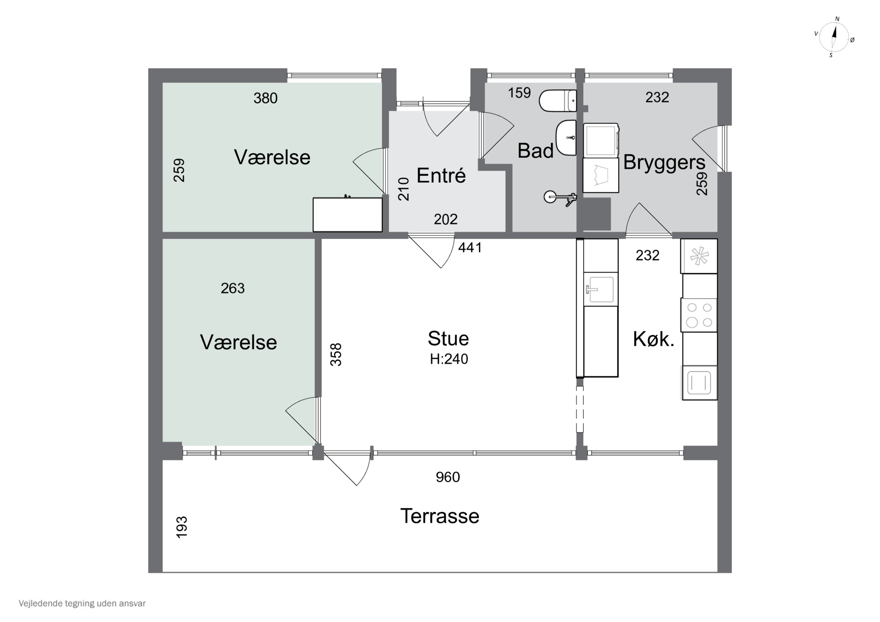 Plantegninger billede af Brostykkevej 198C, 2650 Hvidovre