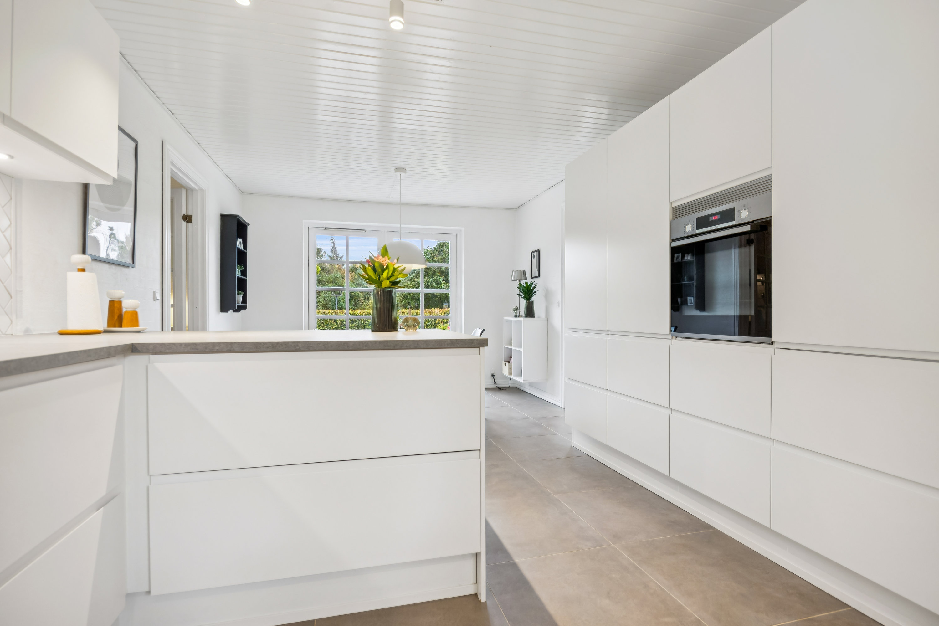 Fremhævet køkken billede i fuldskærmstilstand. Billede af Røde Hedevej 91, Kaas, 9490 Pandrup