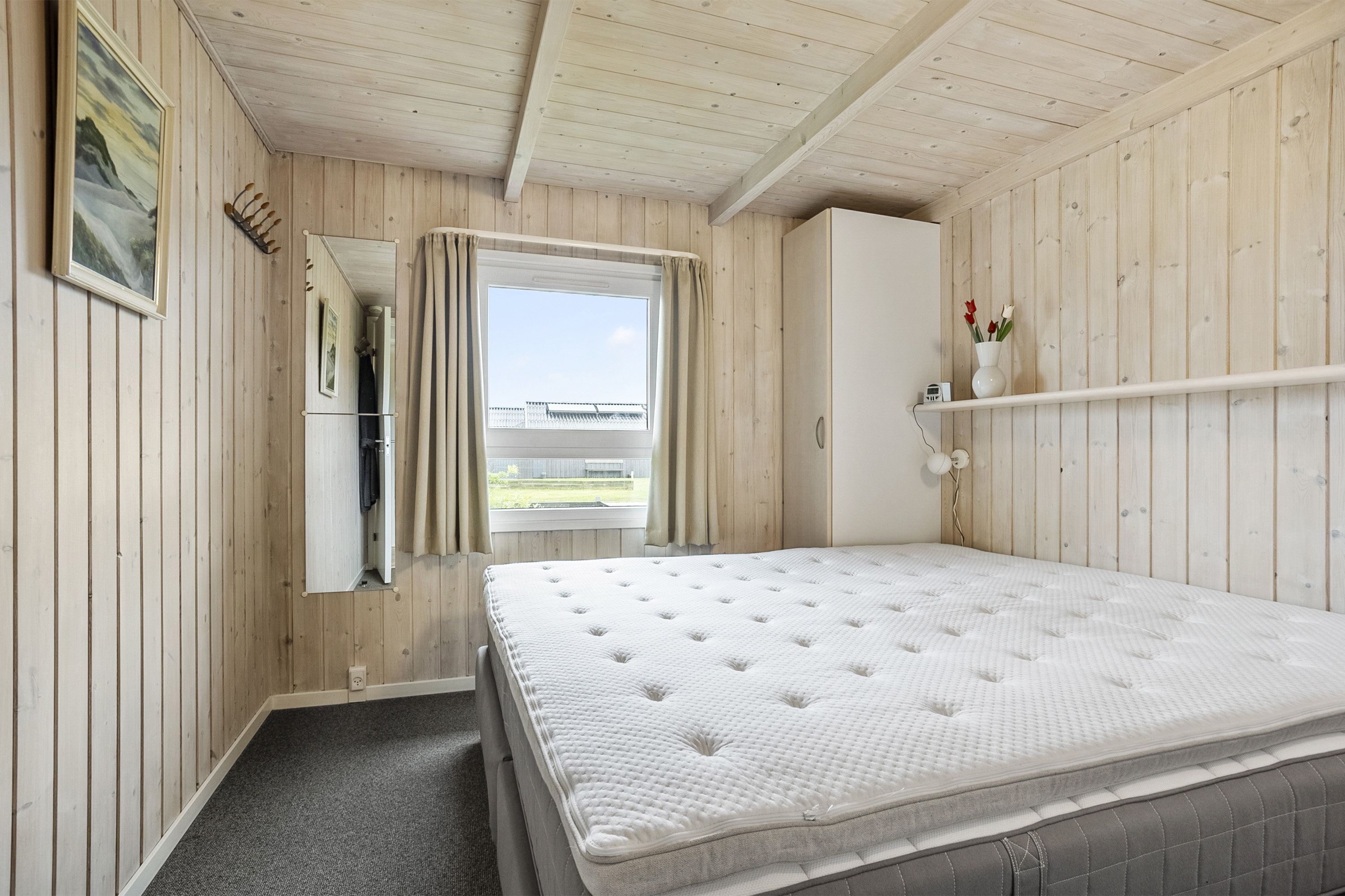 Fremhævet soveværelse billede i fuldskærmstilstand. Billede af Mågevej 22, Furreby, 9480 Løkken