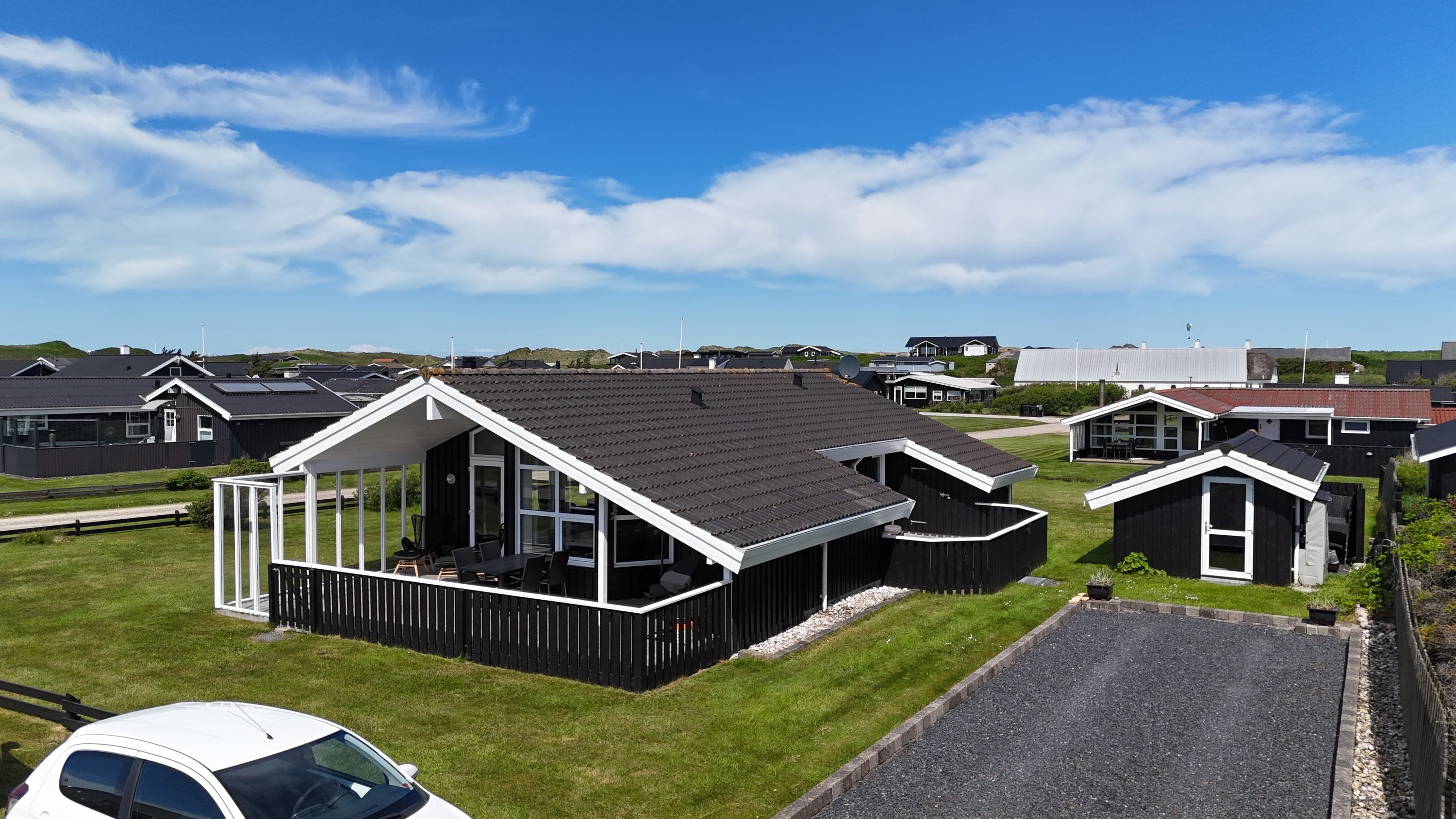 Fremhævet udendørs billede i fuldskærmstilstand. Billede af Mågevej 22, Furreby, 9480 Løkken