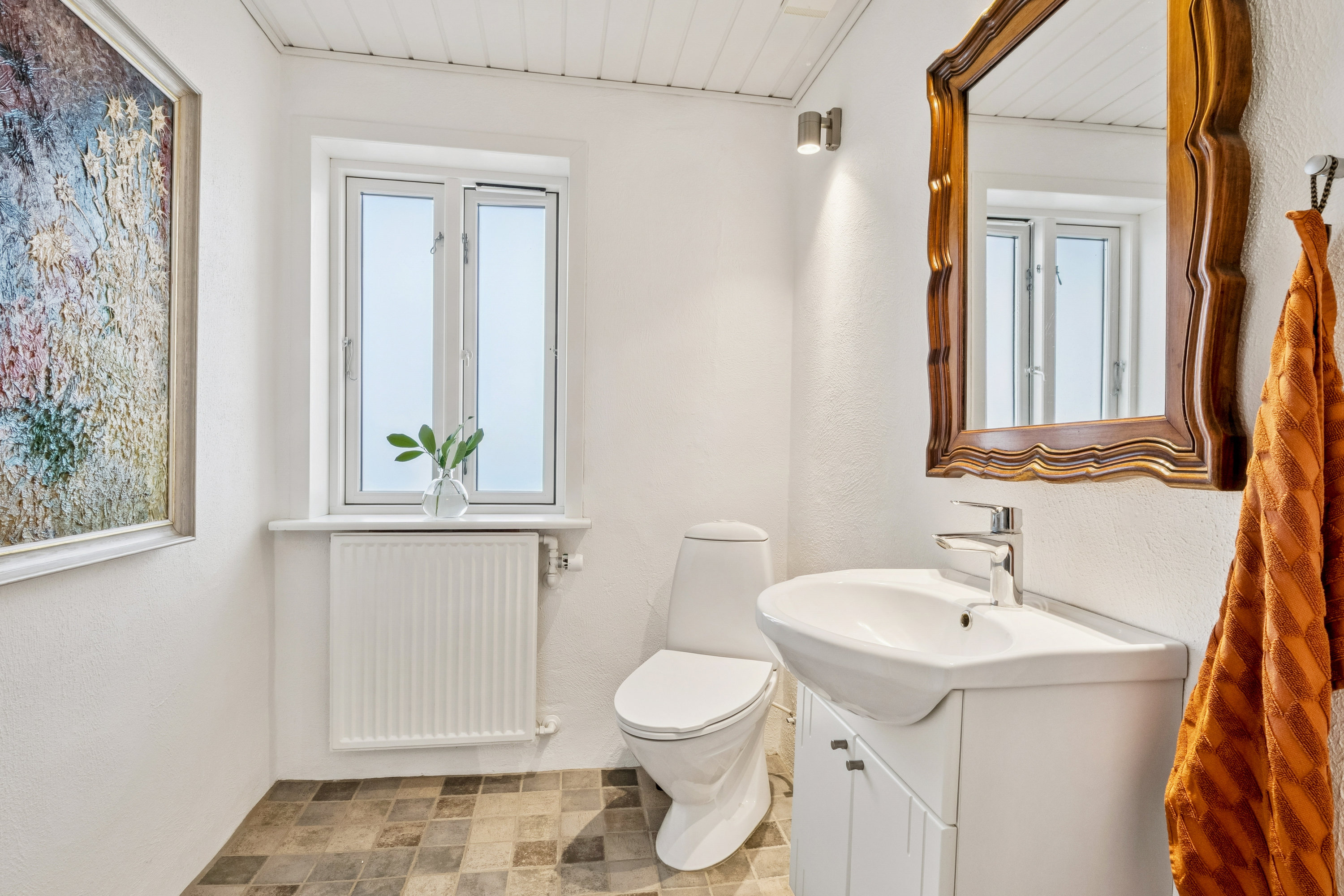 Fremhævet badeværelse billede i fuldskærmstilstand. Billede af Præstbrovej 171, Erslev, 7950 Erslev