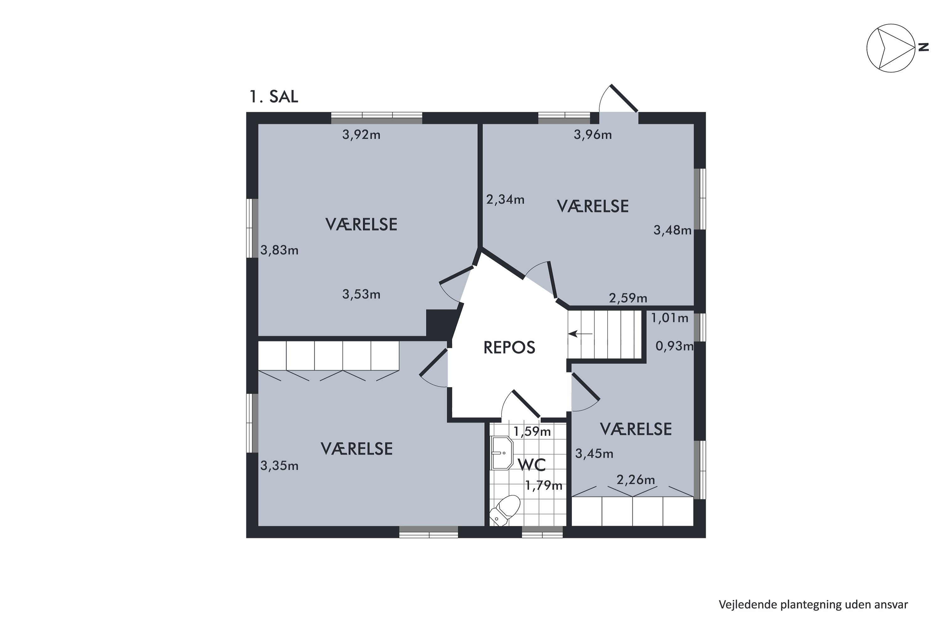 Plantegninger billede af Præstbrovej 171, Erslev, 7950 Erslev