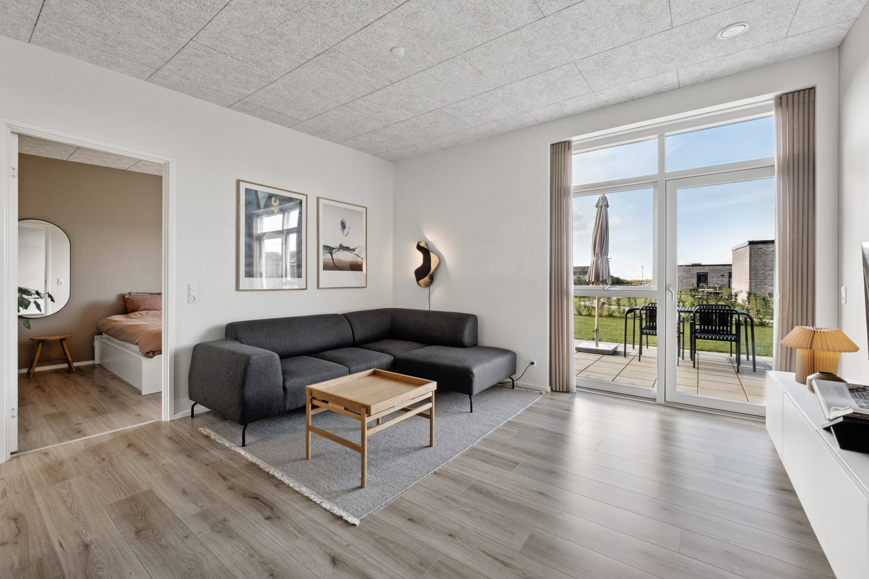 Fremhævet stue billede i fuldskærmstilstand. Billede af Skabermøllevej 33, 8800 Viborg