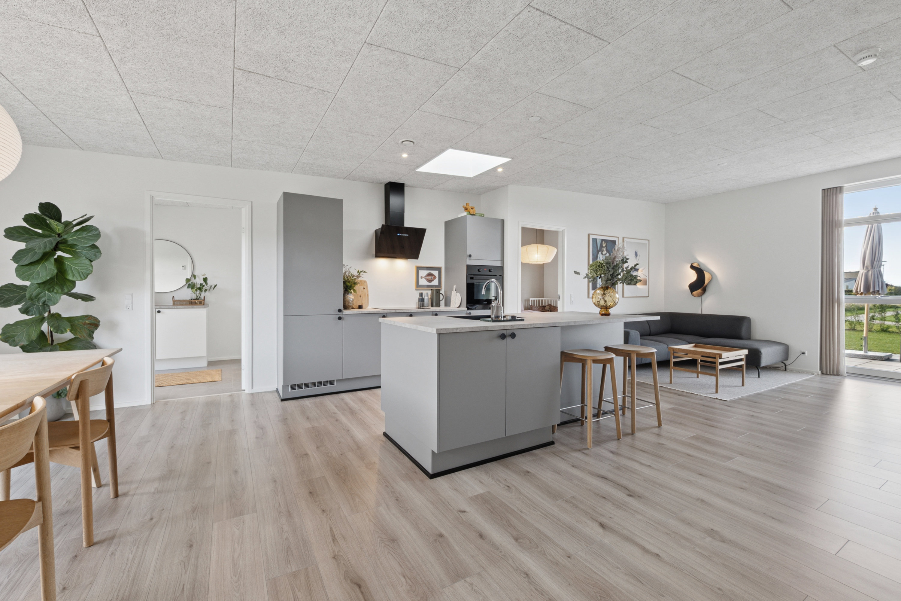 Fremhævet stue billede i fuldskærmstilstand. Billede af Skabermøllevej 33, 8800 Viborg