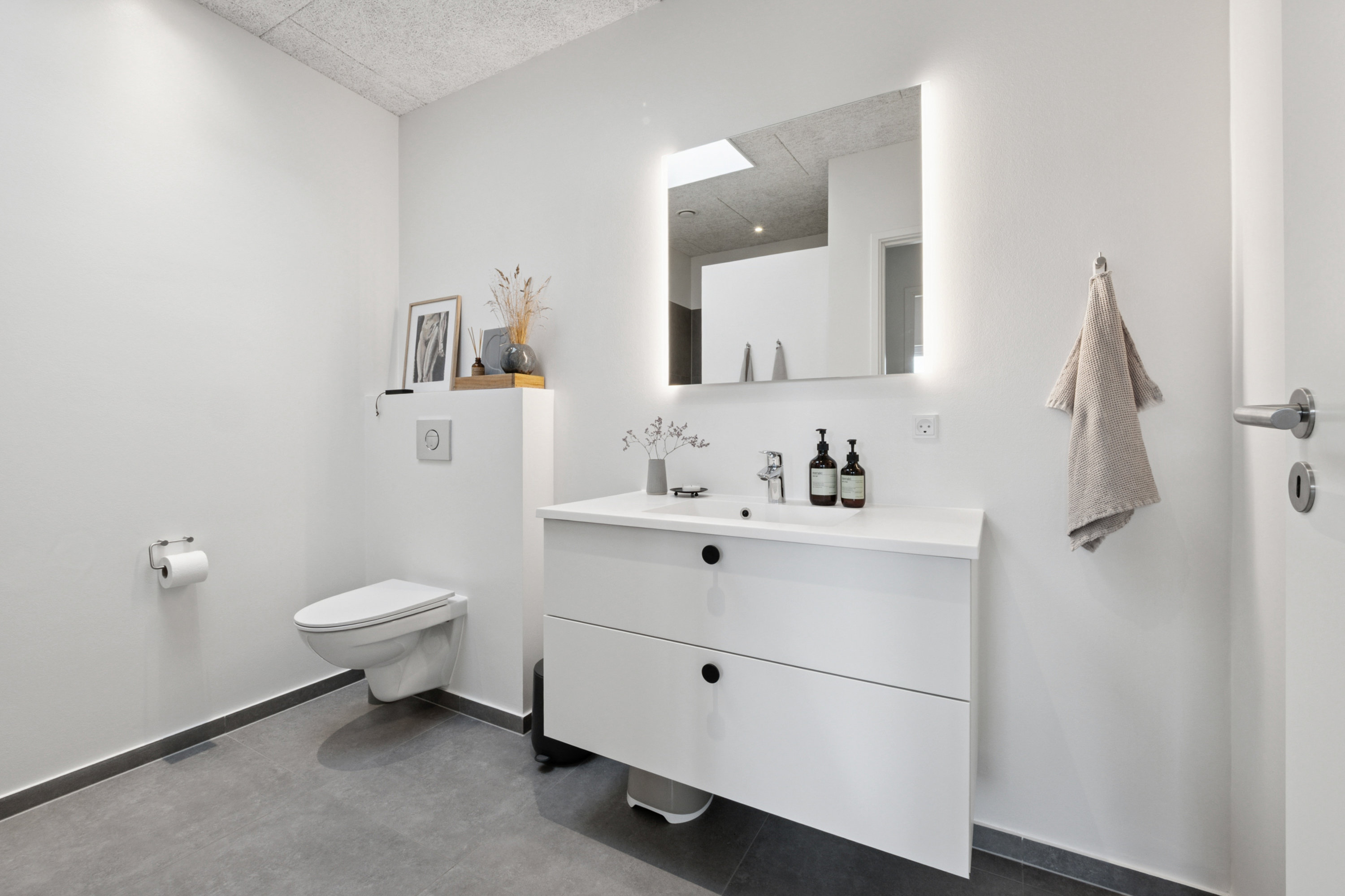 Fremhævet badeværelse billede i fuldskærmstilstand. Billede af Skabermøllevej 33, 8800 Viborg