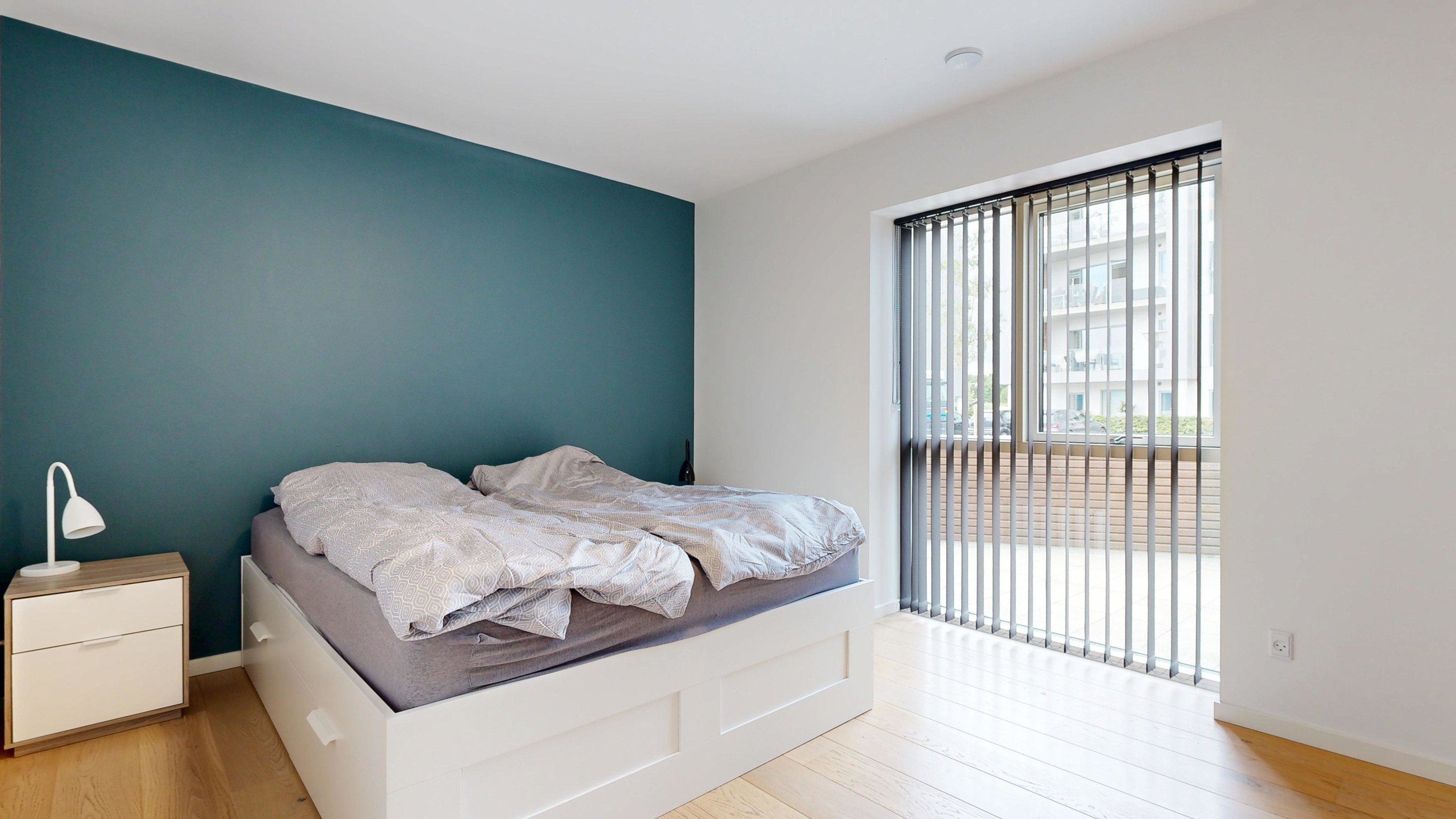 Fremhævet soveværelse billede i fuldskærmstilstand. Billede af Søbyen 1, 8660 Skanderborg