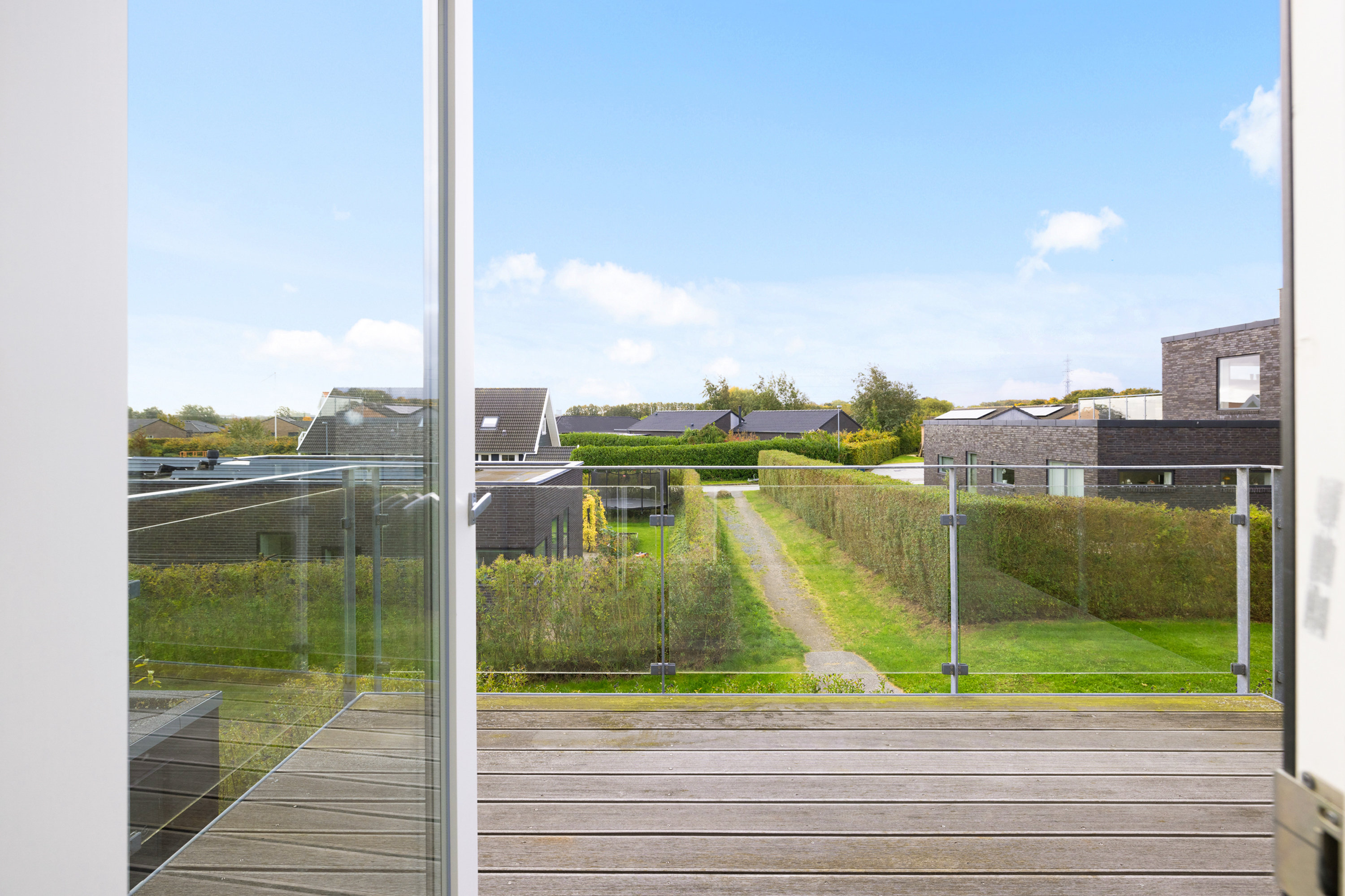 Fremhævet altan billede i fuldskærmstilstand. Billede af Vestergårdsvangen 62, Stavtrup, 8260 Viby J