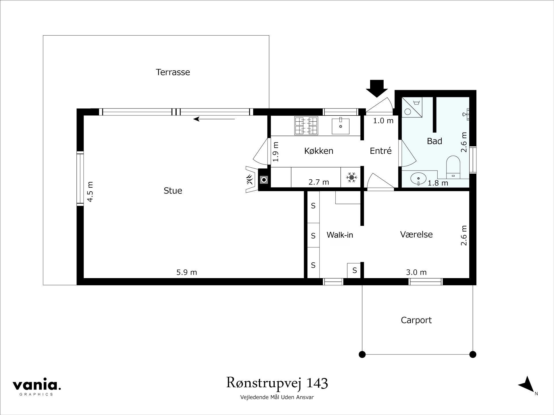 Plantegninger billede af Rønstrupvej 143, Of Ågerup, 2750 Ballerup