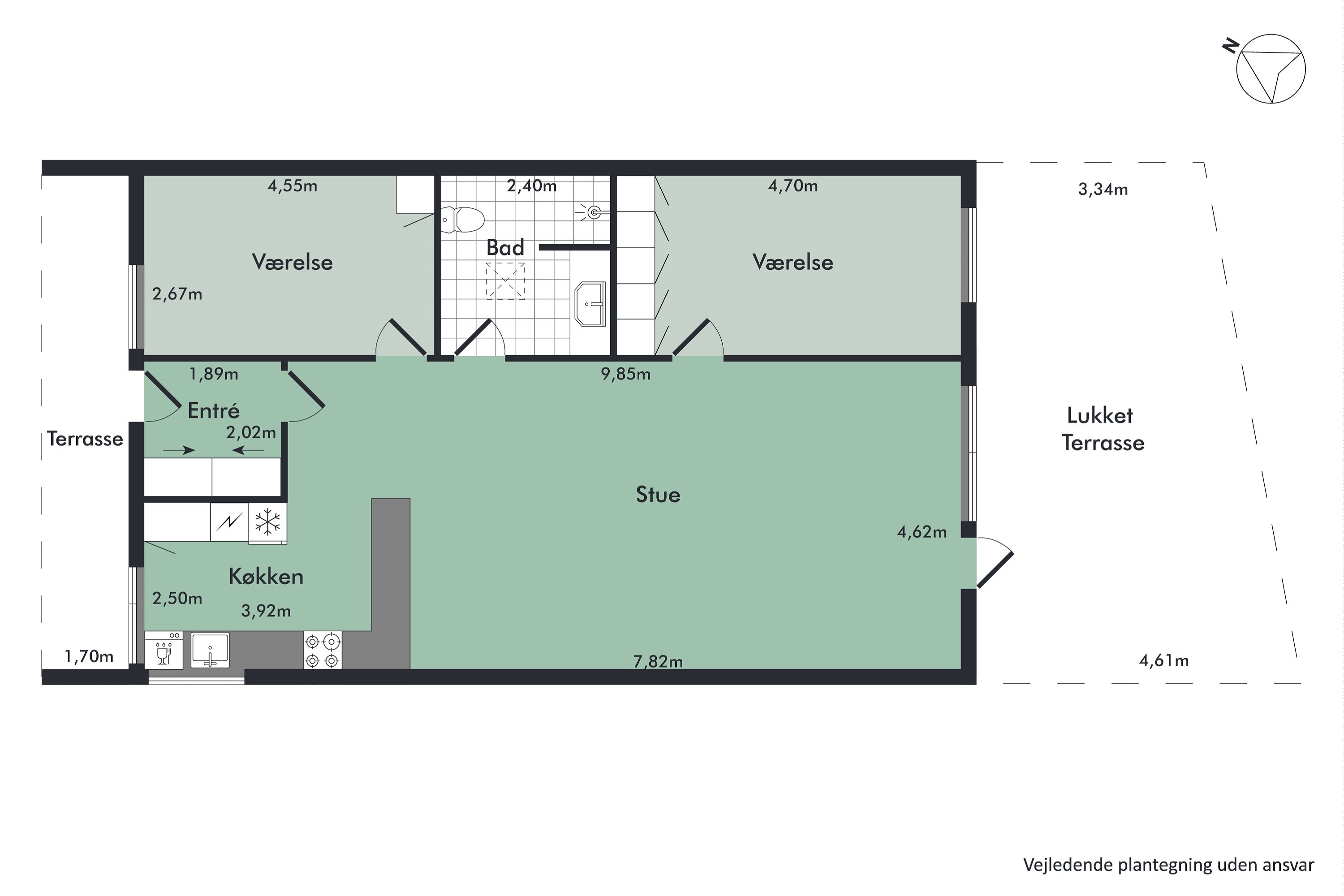Plantegninger billede af Vindevej 13B, 7800 Skive