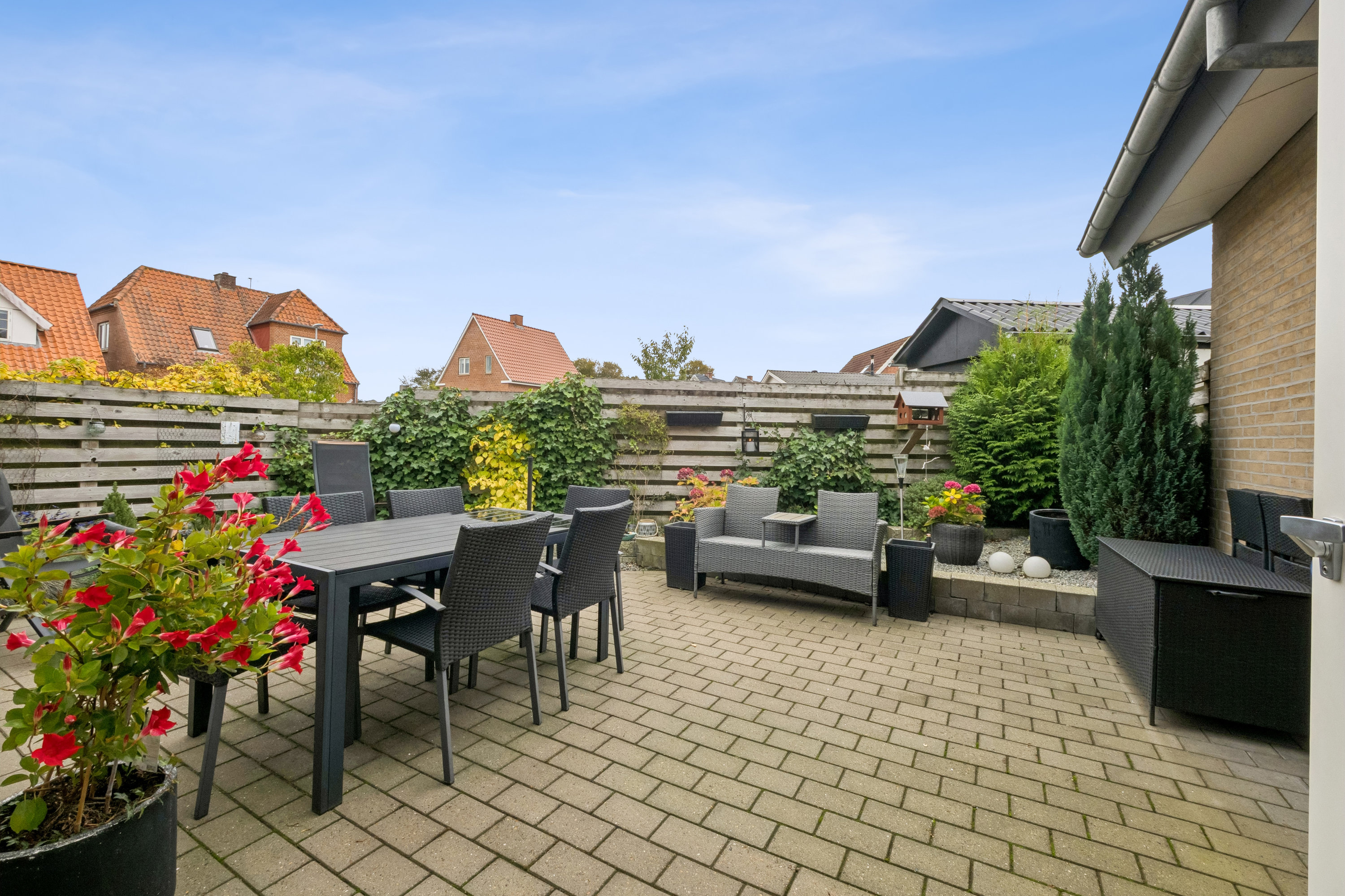 Fremhævet terrasse billede i fuldskærmstilstand. Billede af Vindevej 13B, 7800 Skive