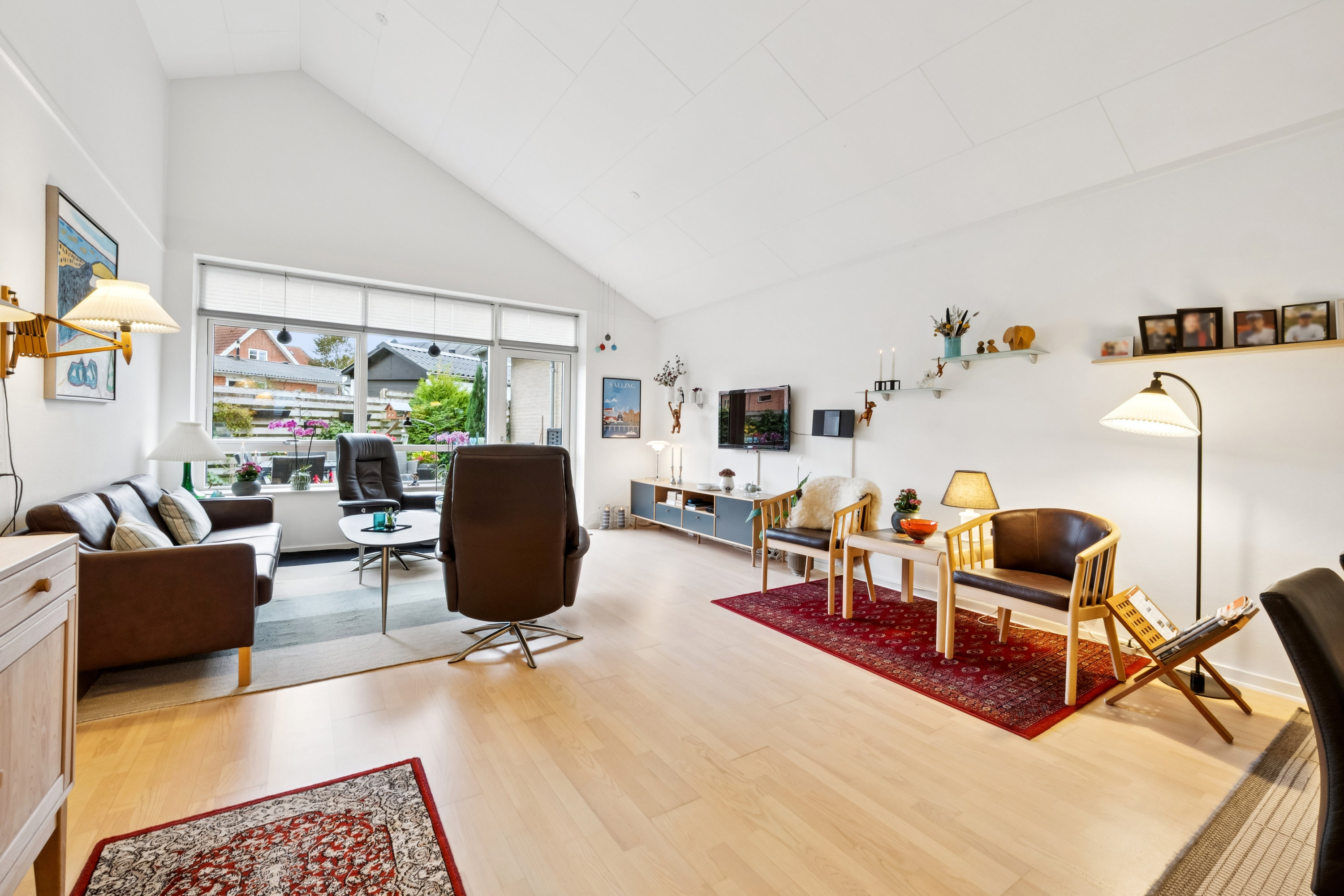 Fremhævet stue billede i fuldskærmstilstand. Billede af Vindevej 13B, 7800 Skive