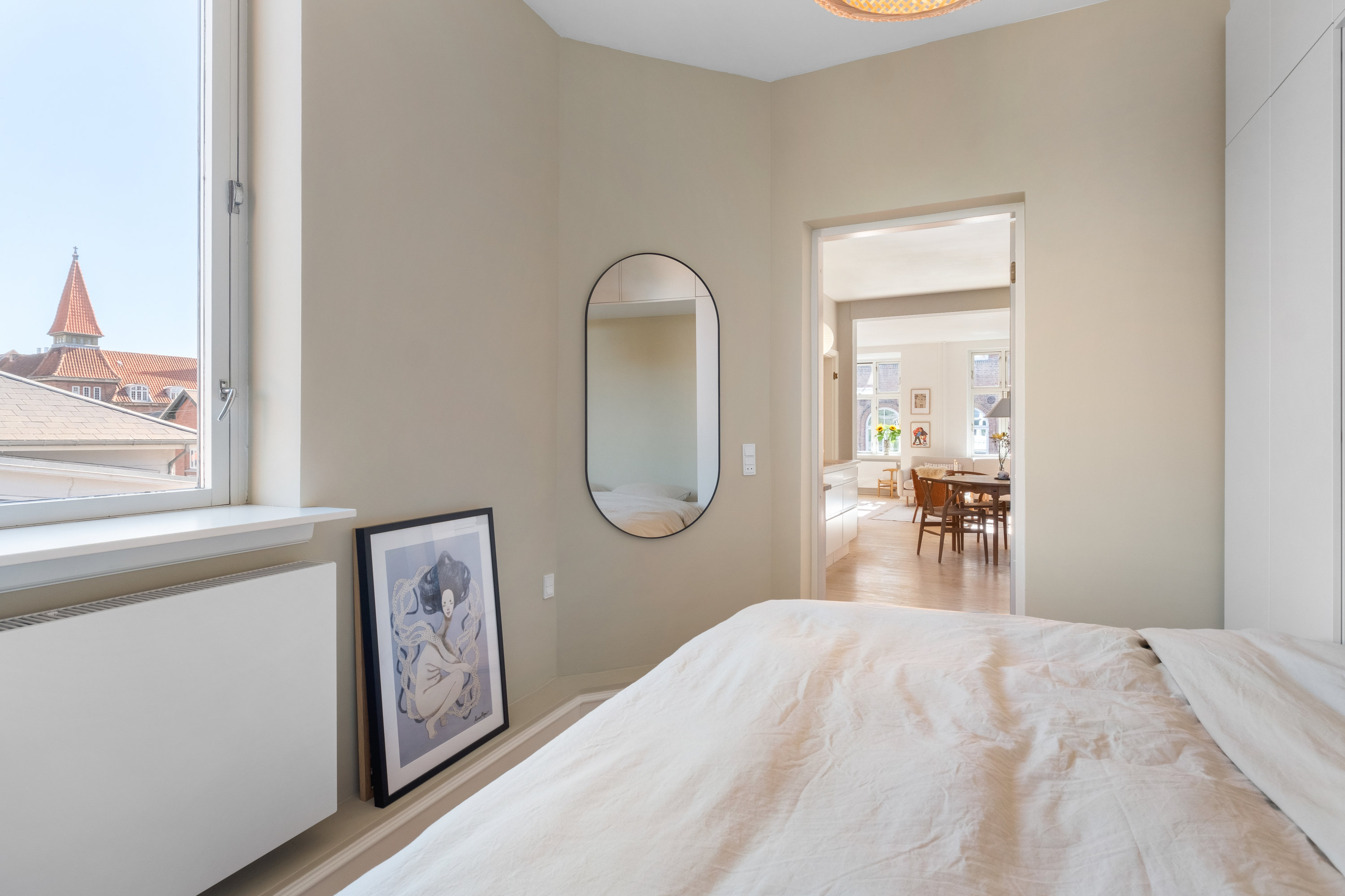 Fremhævet soveværelse billede i fuldskærmstilstand. Billede af Nørre Allé 46A, 2., 8000 Aarhus C