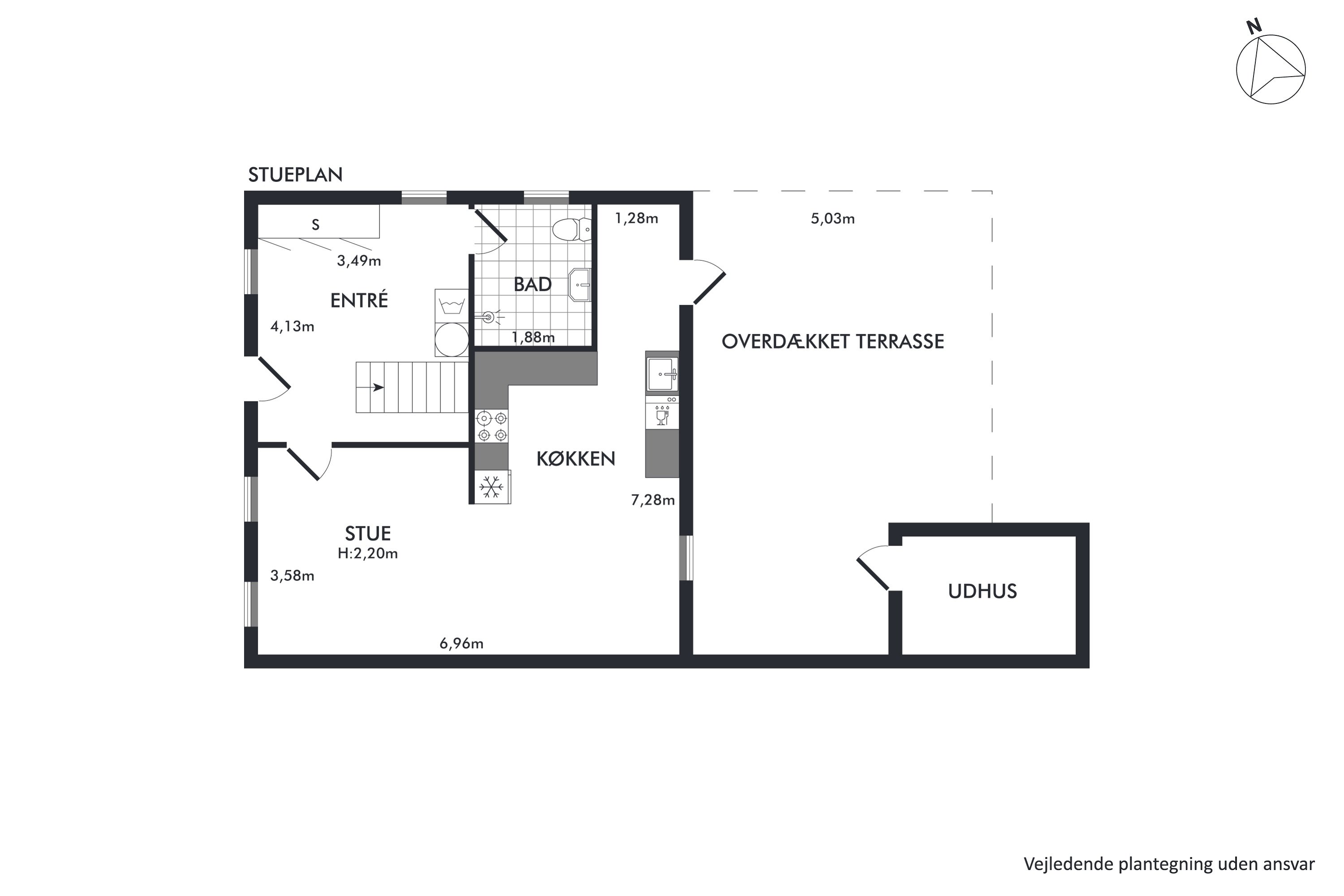 Plantegninger billede af Nørregade 16, 7850 Stoholm 