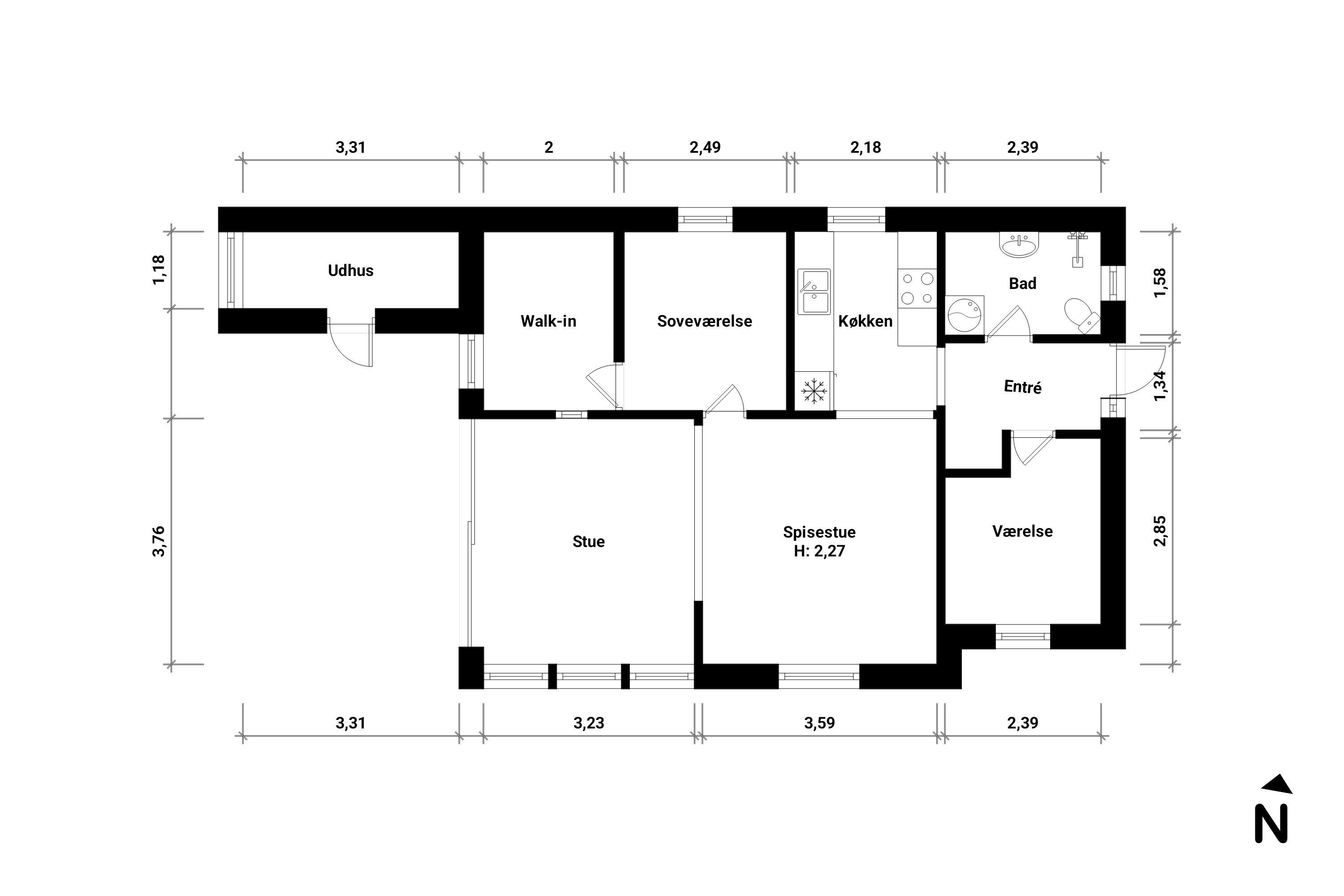 Plantegninger billede af Solbrudvej 10, 4873 Væggerløse