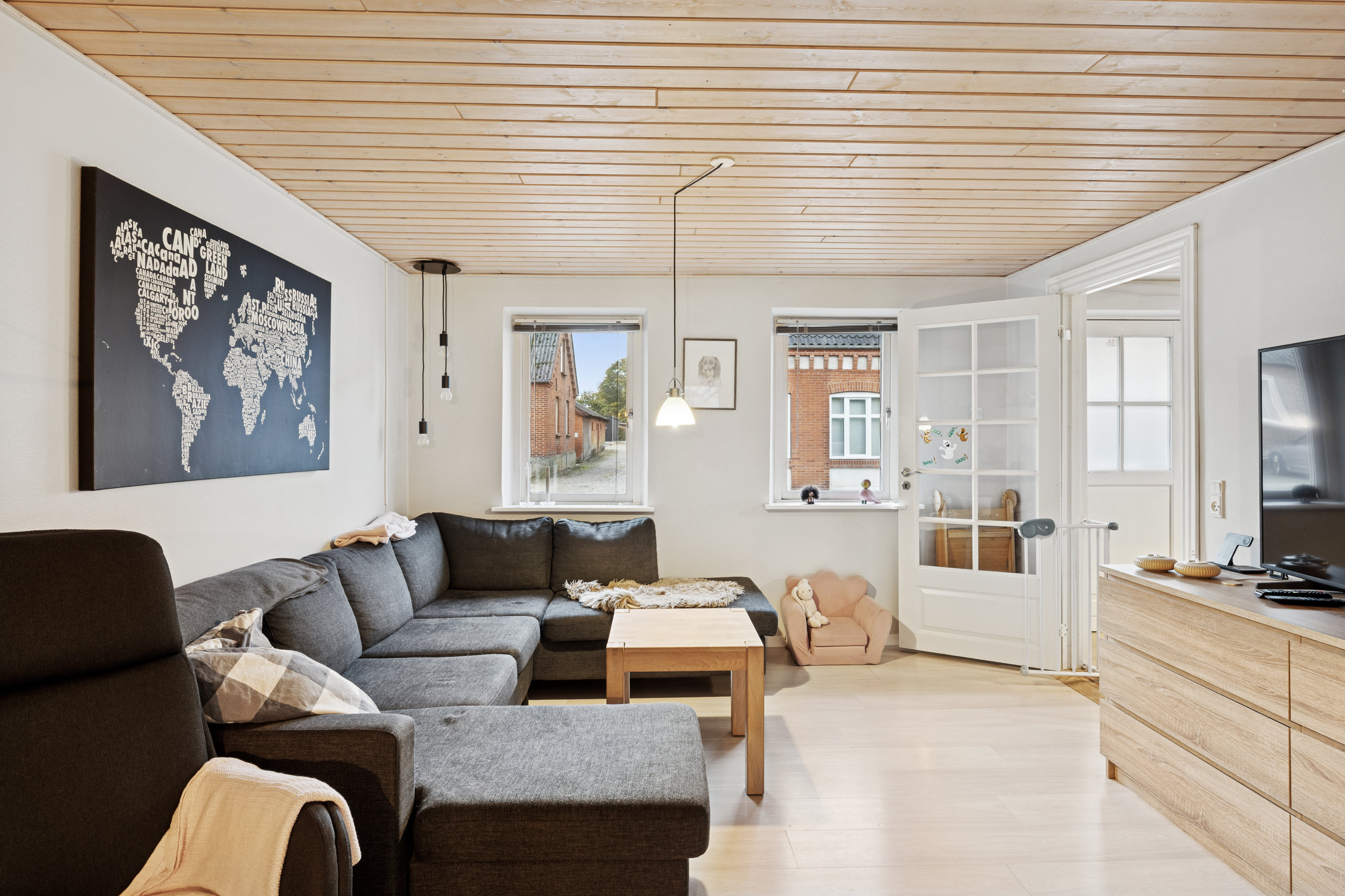 Fremhævet stue billede i fuldskærmstilstand. Billede af Nørregade 16, 7850 Stoholm 