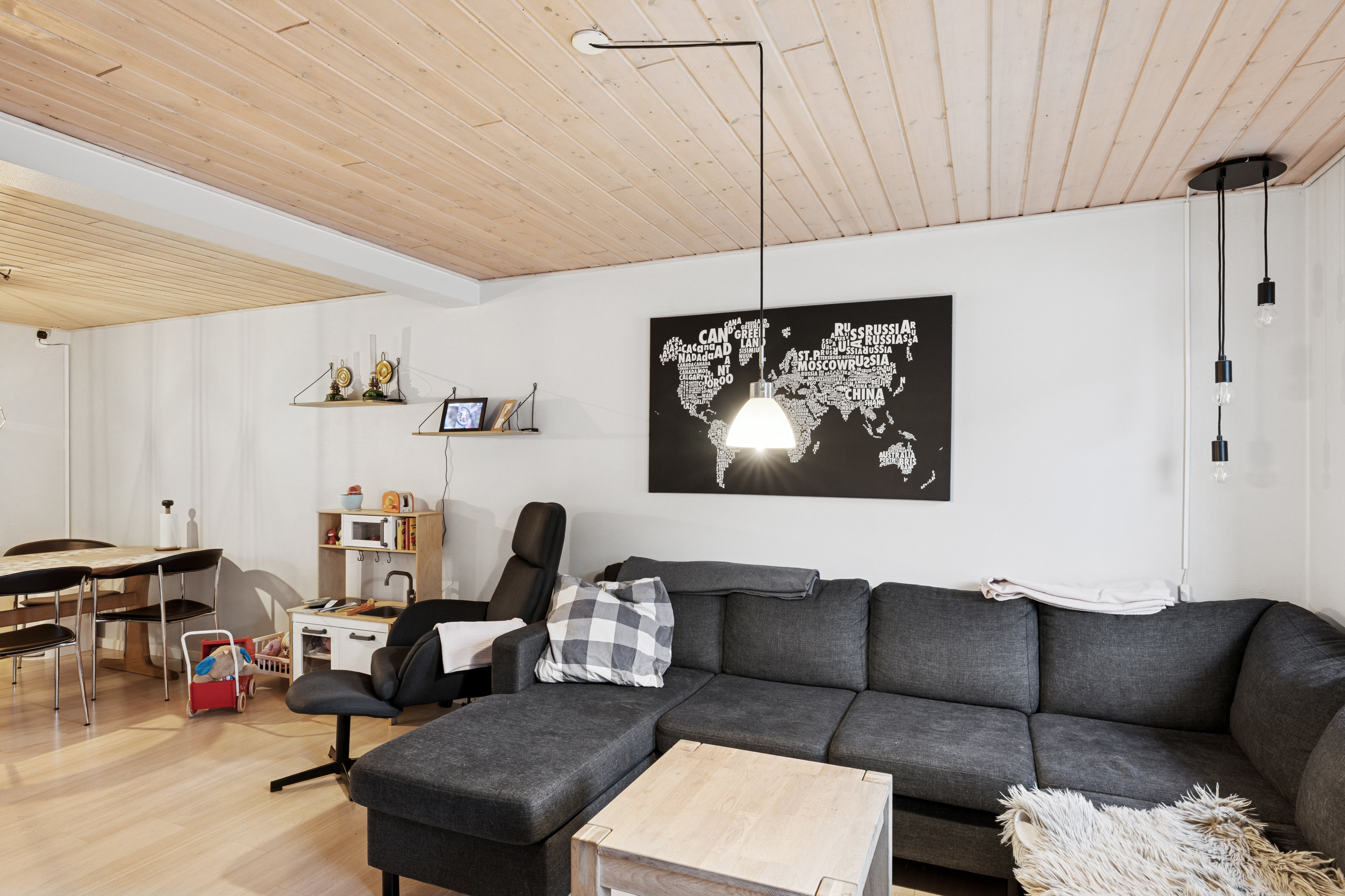 Fremhævet stue billede i fuldskærmstilstand. Billede af Nørregade 16, 7850 Stoholm 