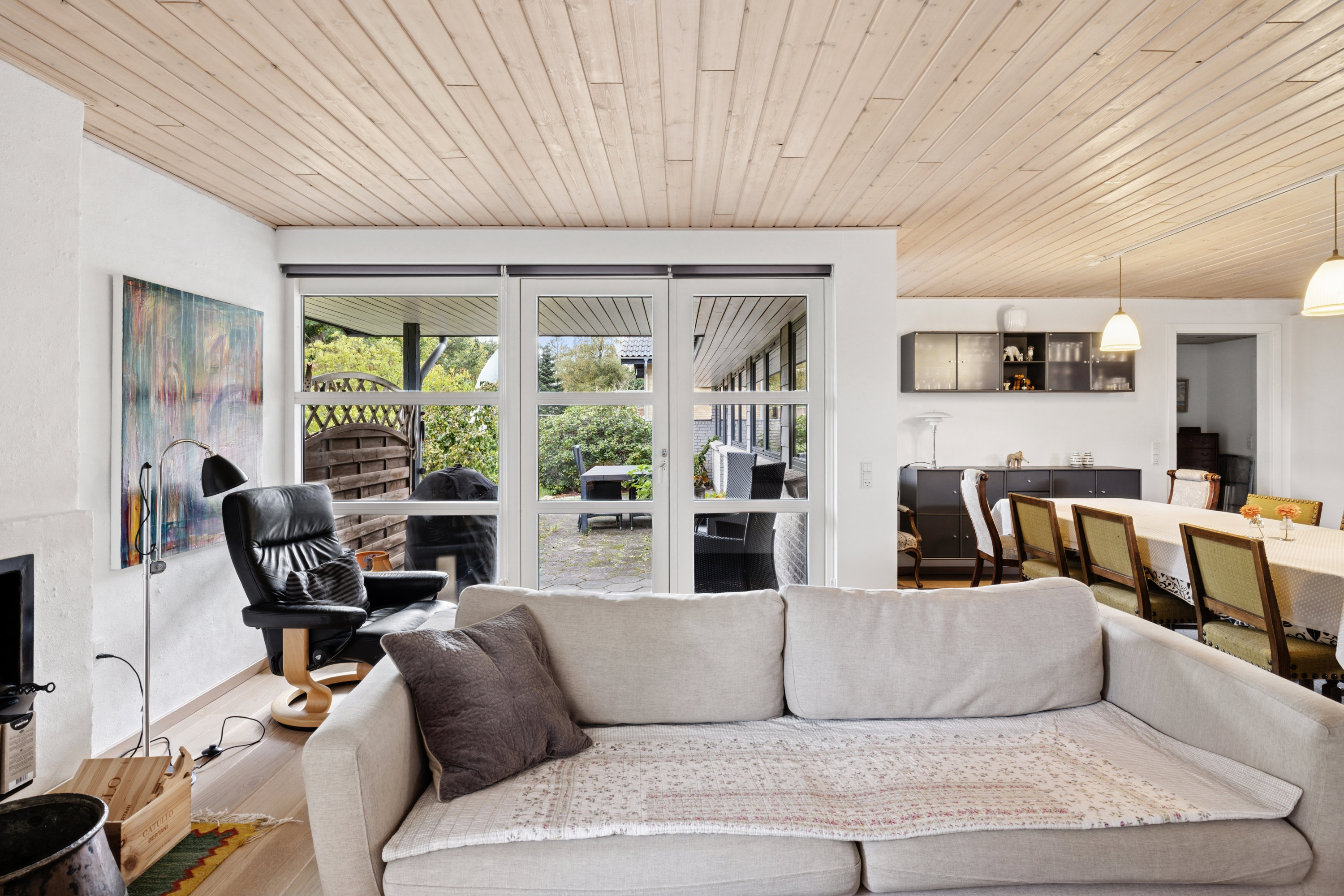 Fremhævet stue billede i fuldskærmstilstand. Billede af Lærkestien 9, Birgittelyst, 8800 Viborg