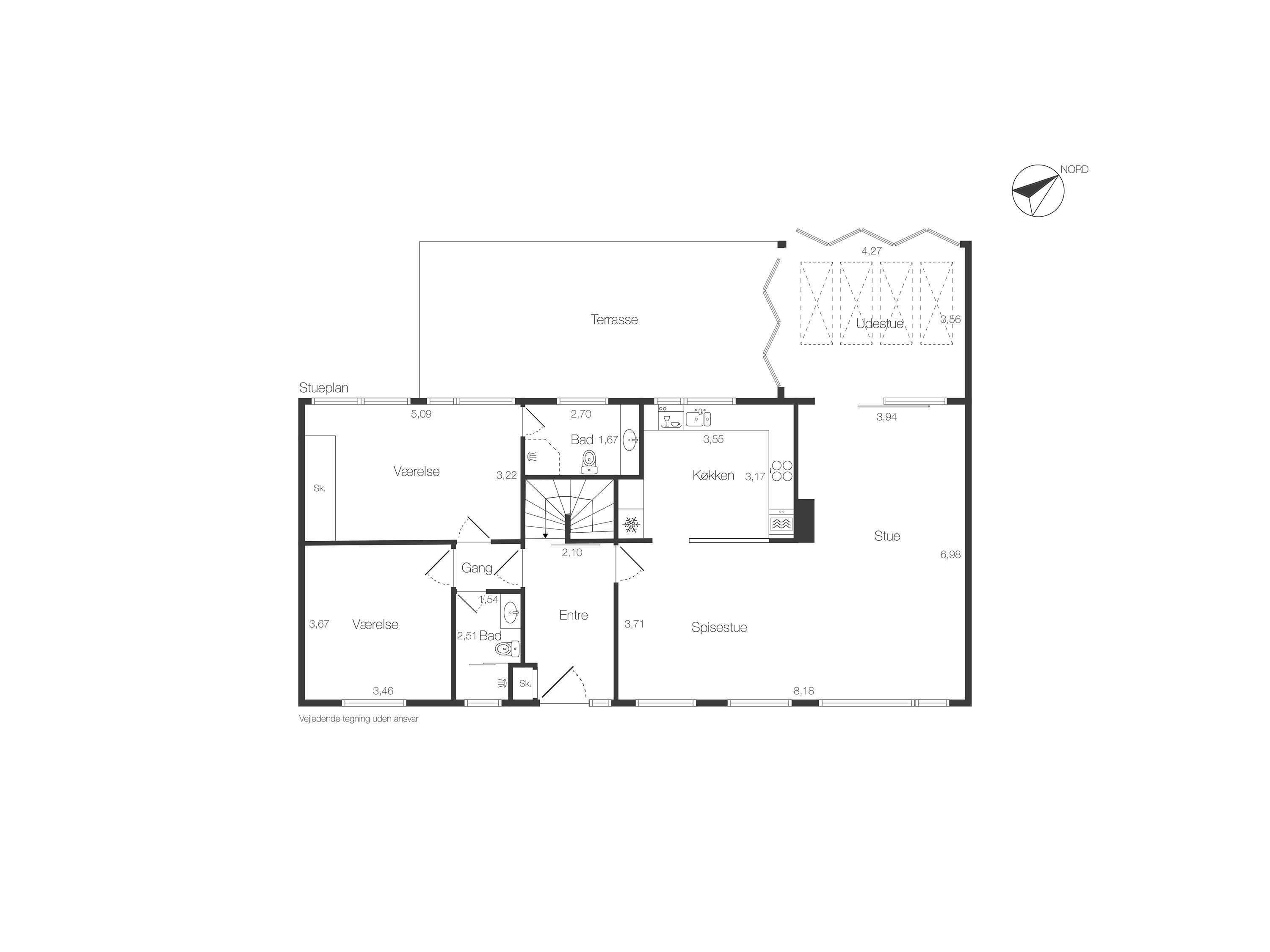 Plantegninger billede af Ericavej 170, 2820 Gentofte